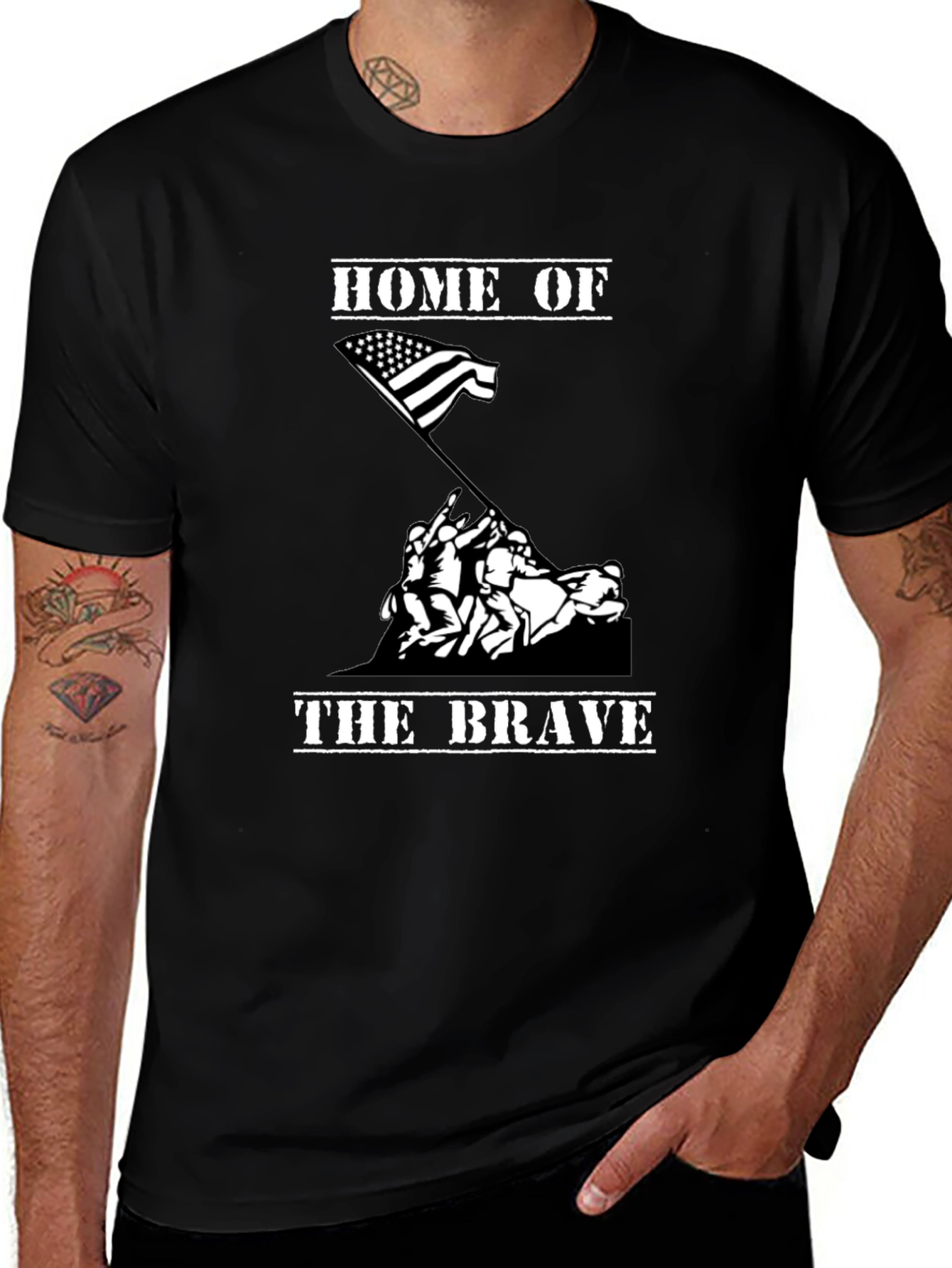 Home of the Brave Graphic T-Shirt
