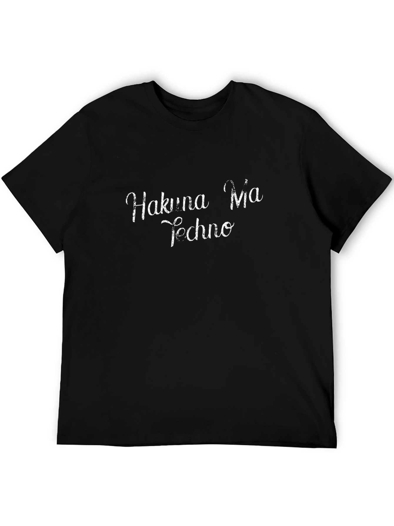 Hakuna Ma Techno Graphic T-Shirt - Black