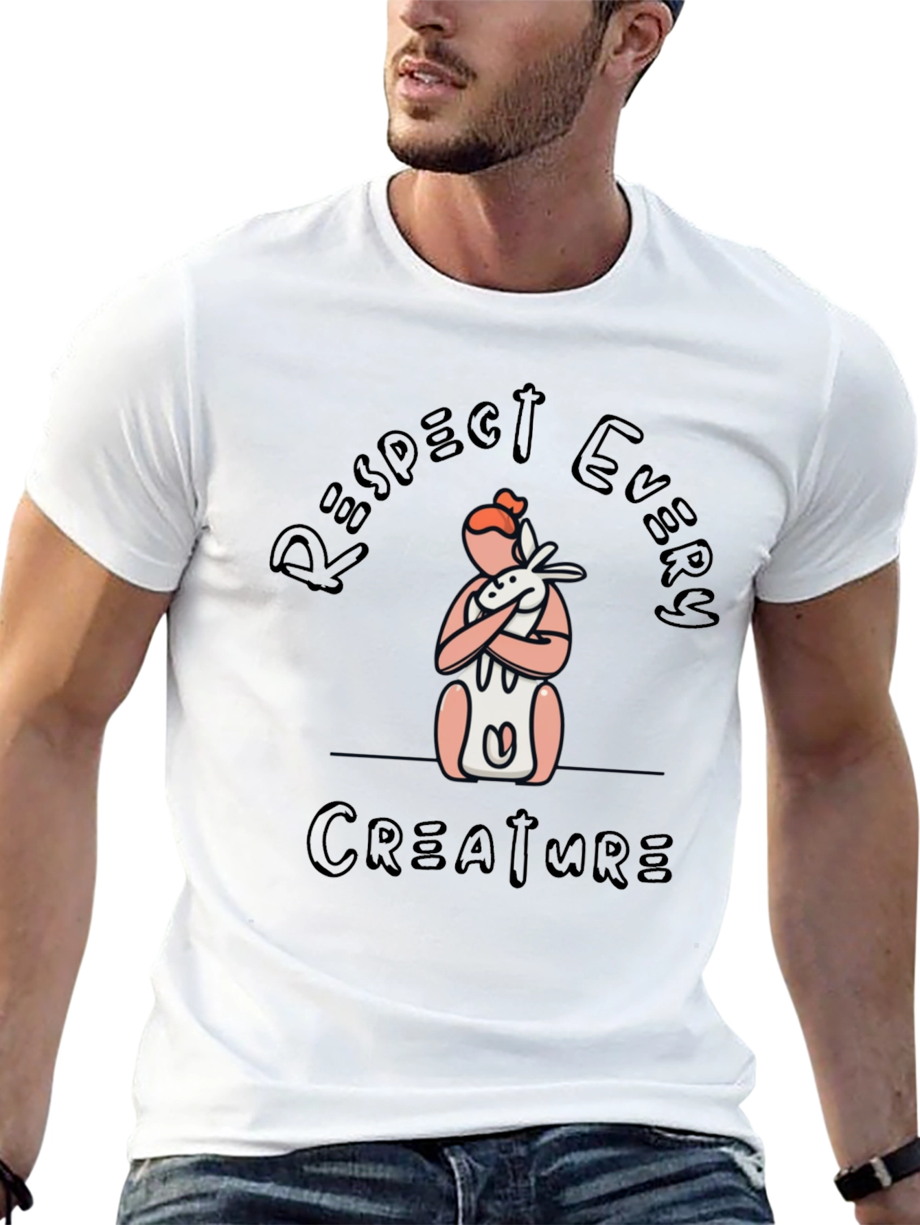 Respect Every Creature Graphic T-Shirt