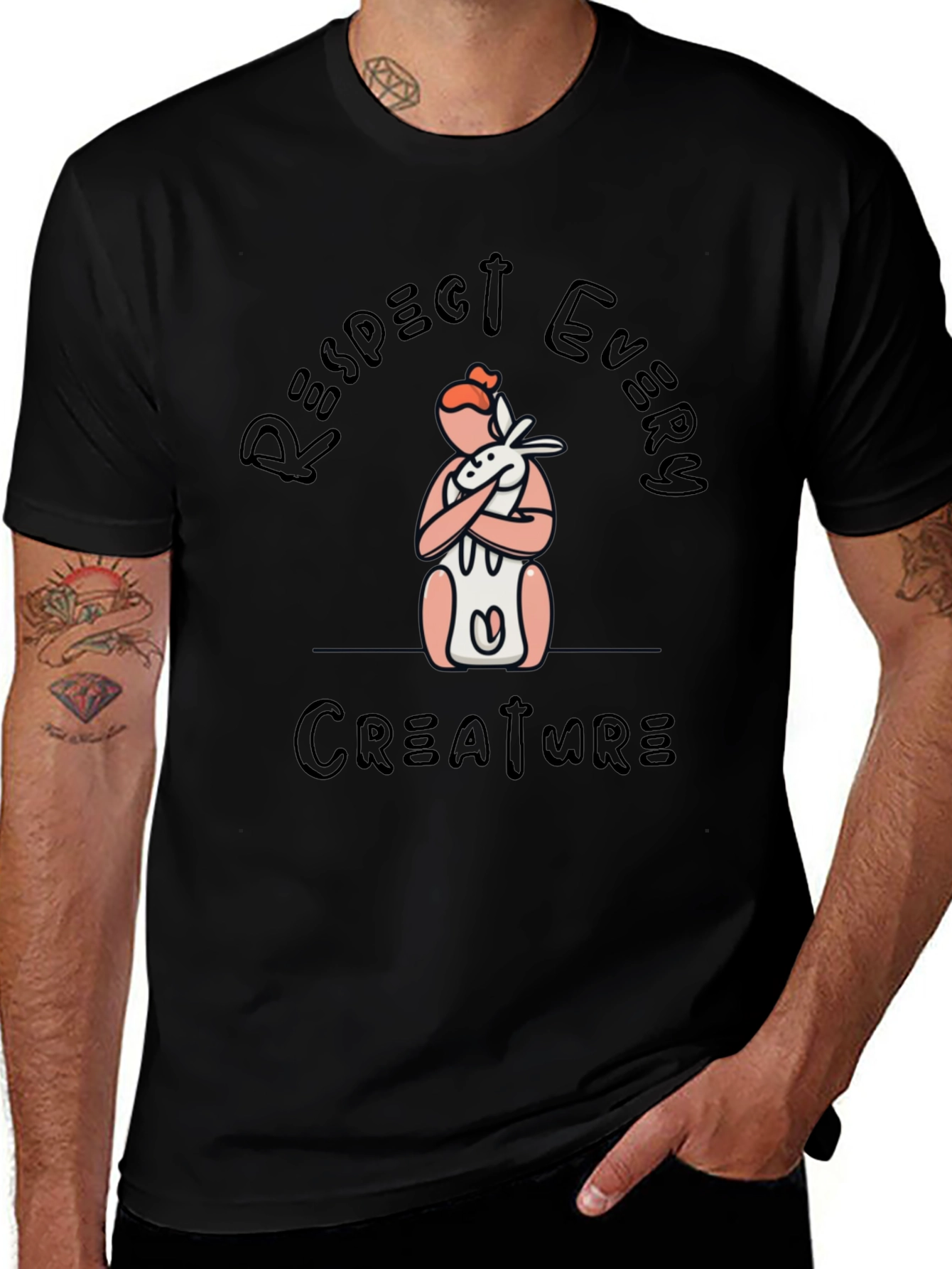 Respect Every Creature Graphic T-Shirt
