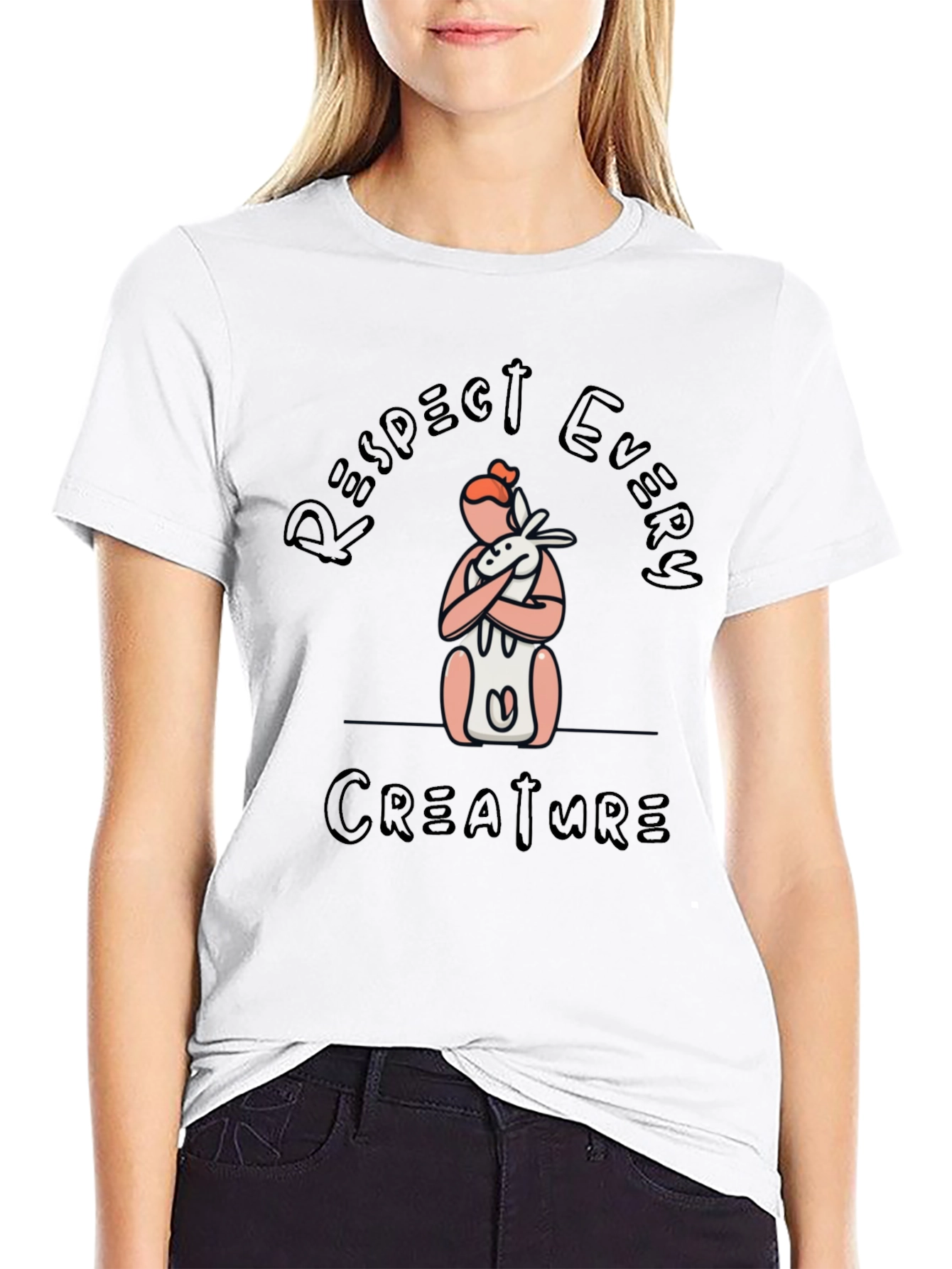 Respect Every Creature Graphic T-Shirt