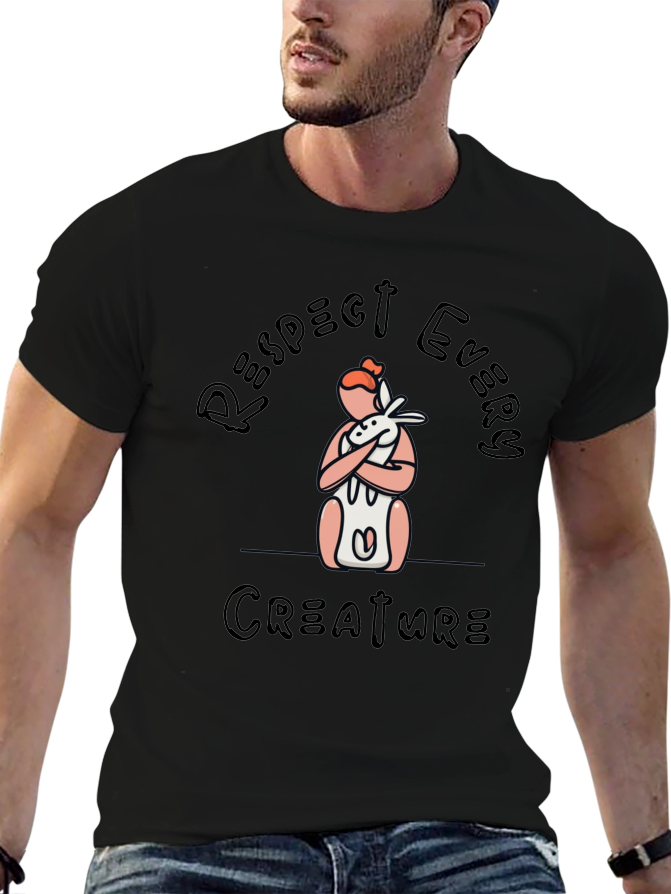 Respect Every Creature Graphic T-Shirt