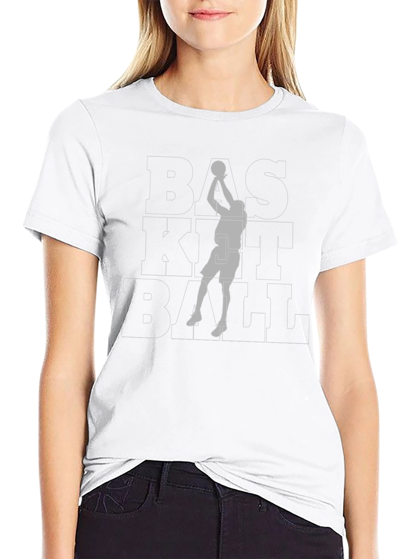 Basketball Graphic Tee - Black
