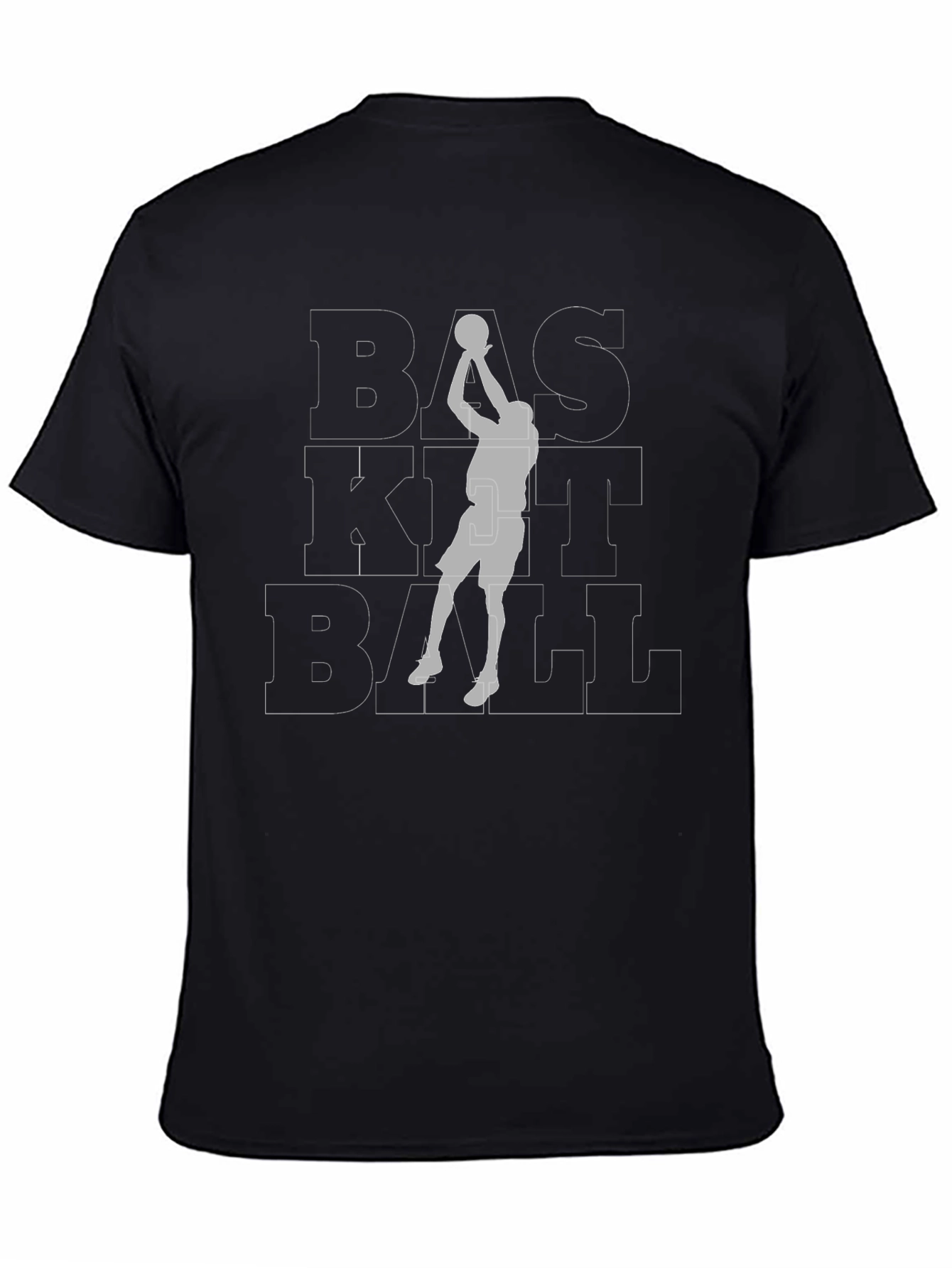 Basketball Graphic Tee - Black