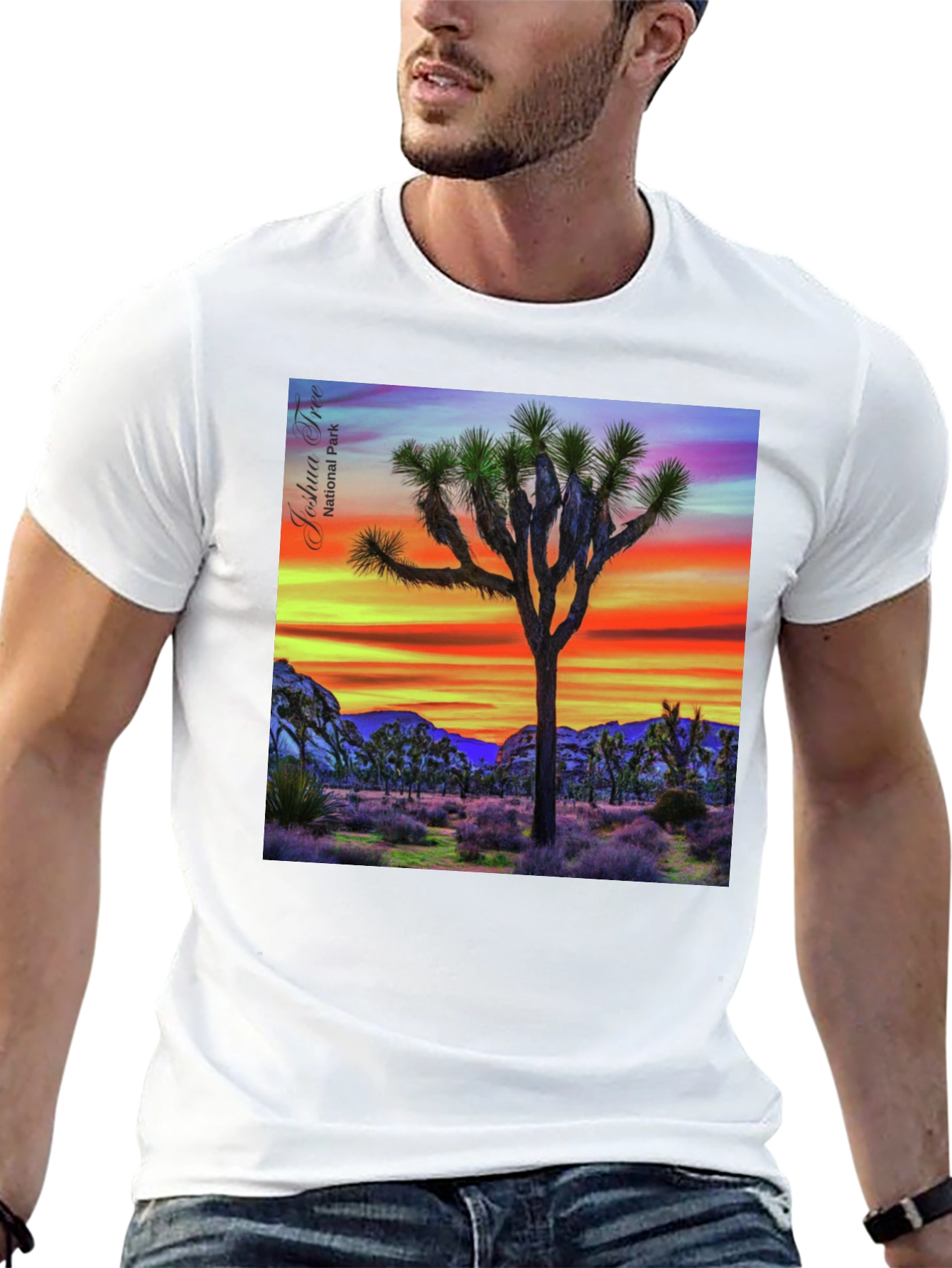 Joshua Tree Graphic T-Shirt - National Park Design