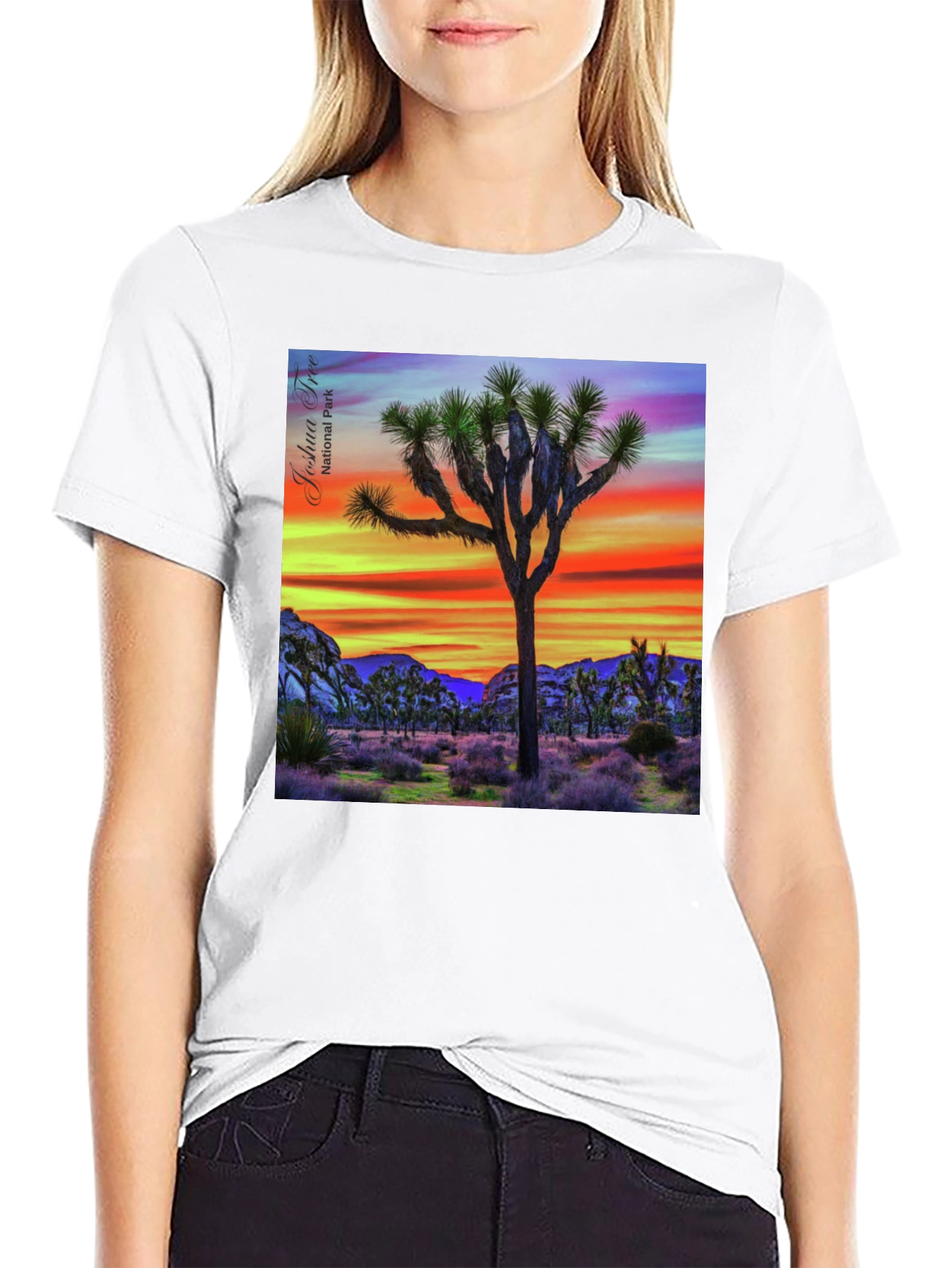 Joshua Tree Graphic T-Shirt - National Park Design