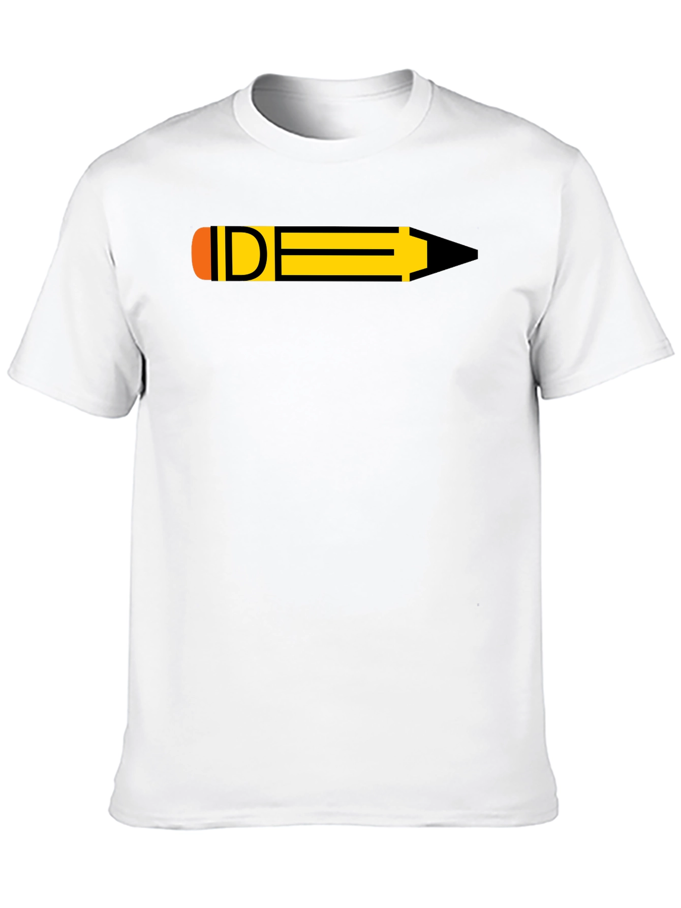 Pencil Graphic Black T-Shirt