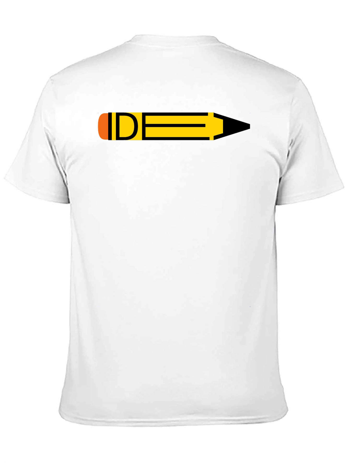 Pencil Graphic Black T-Shirt