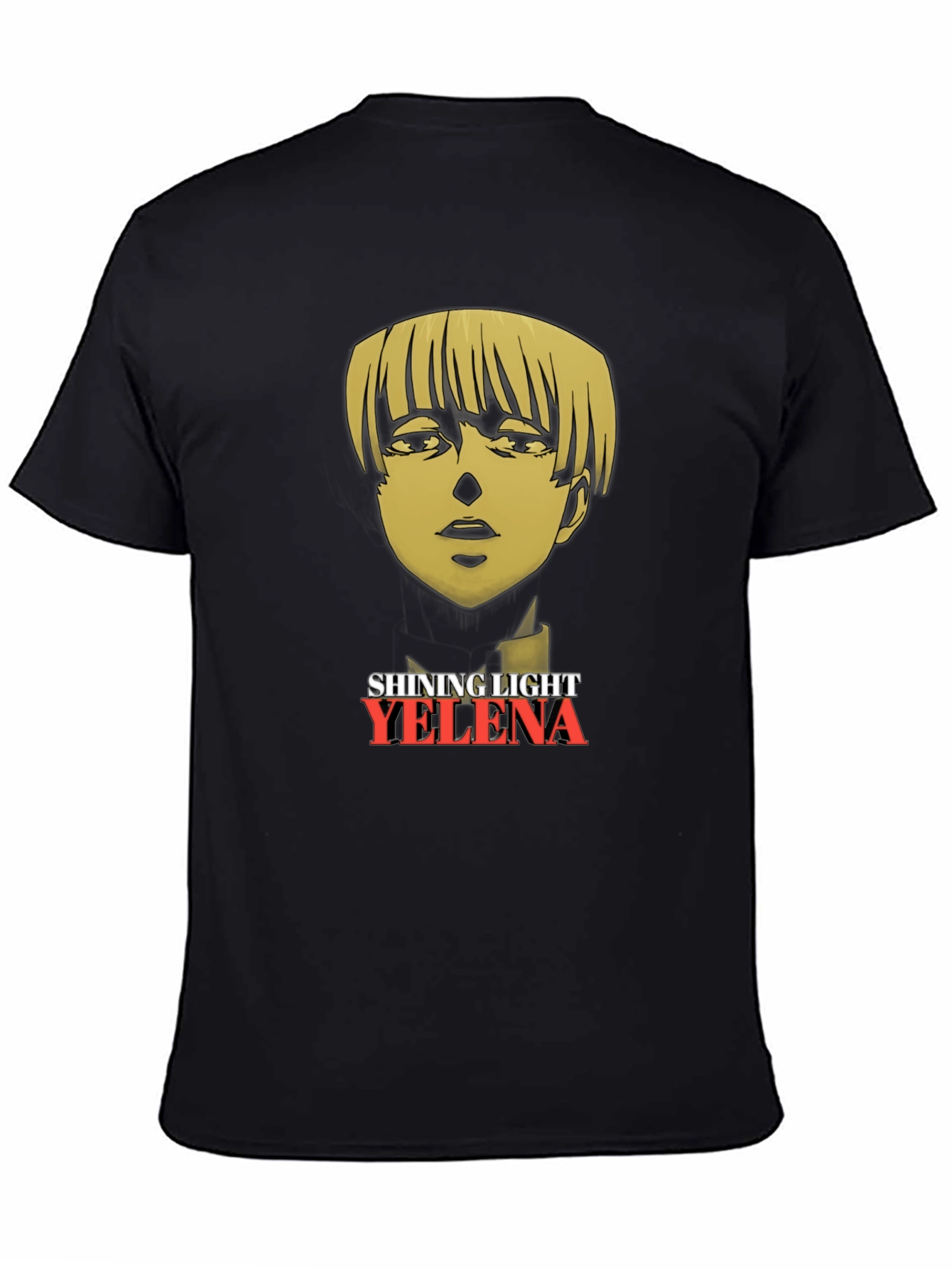 Yelena Attack on Titan Shining Light Black T-Shirt