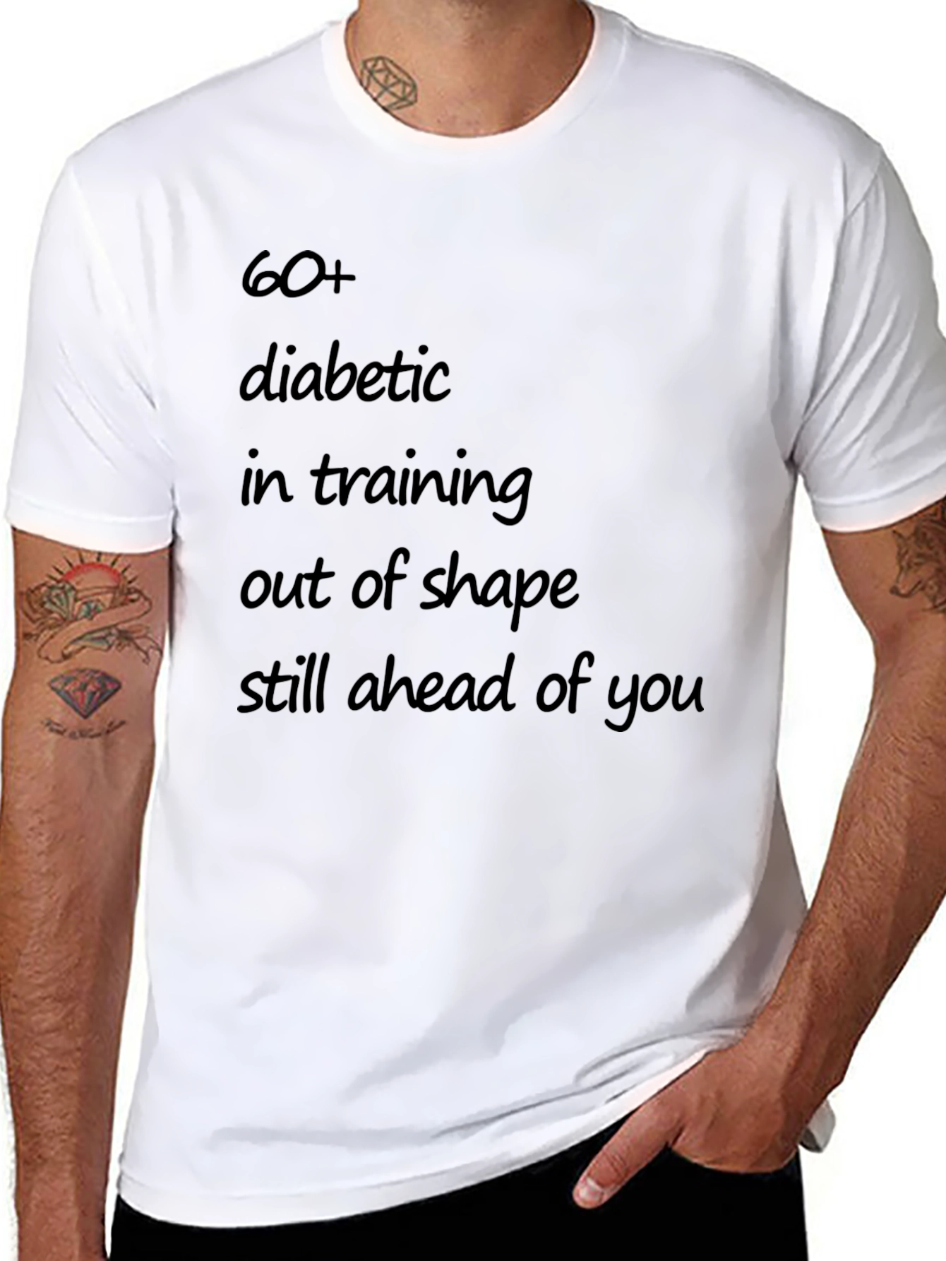 60+ Diabetic in Training T-Shirt