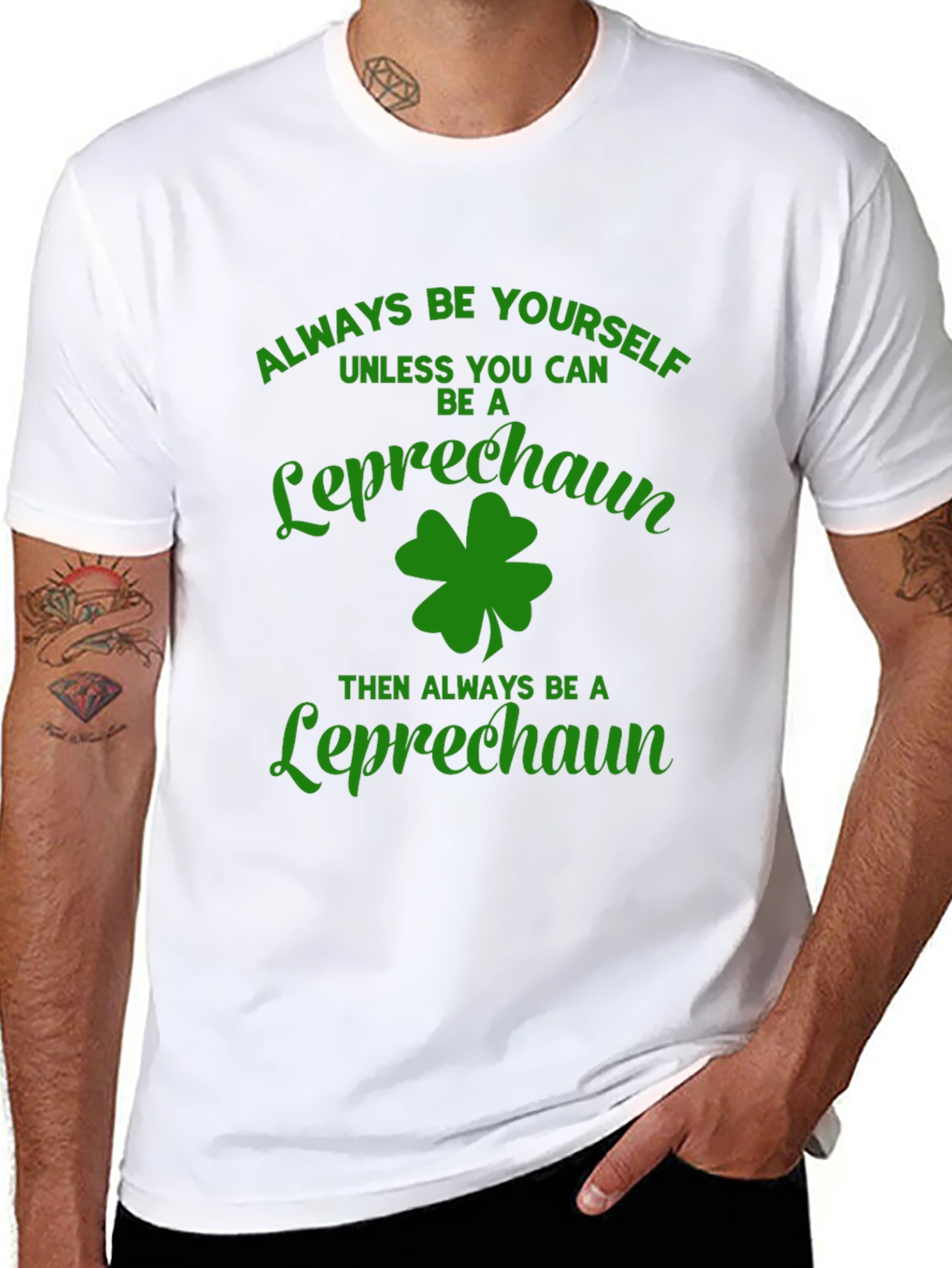 St. Patricks Day Leprechaun Graphic T-Shirt