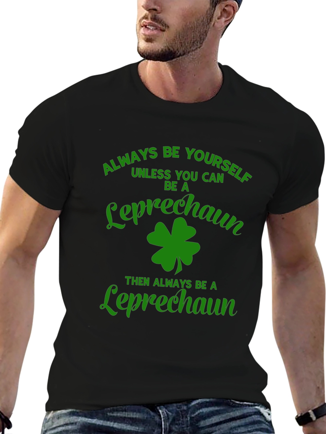 St. Patricks Day Leprechaun Graphic T-Shirt