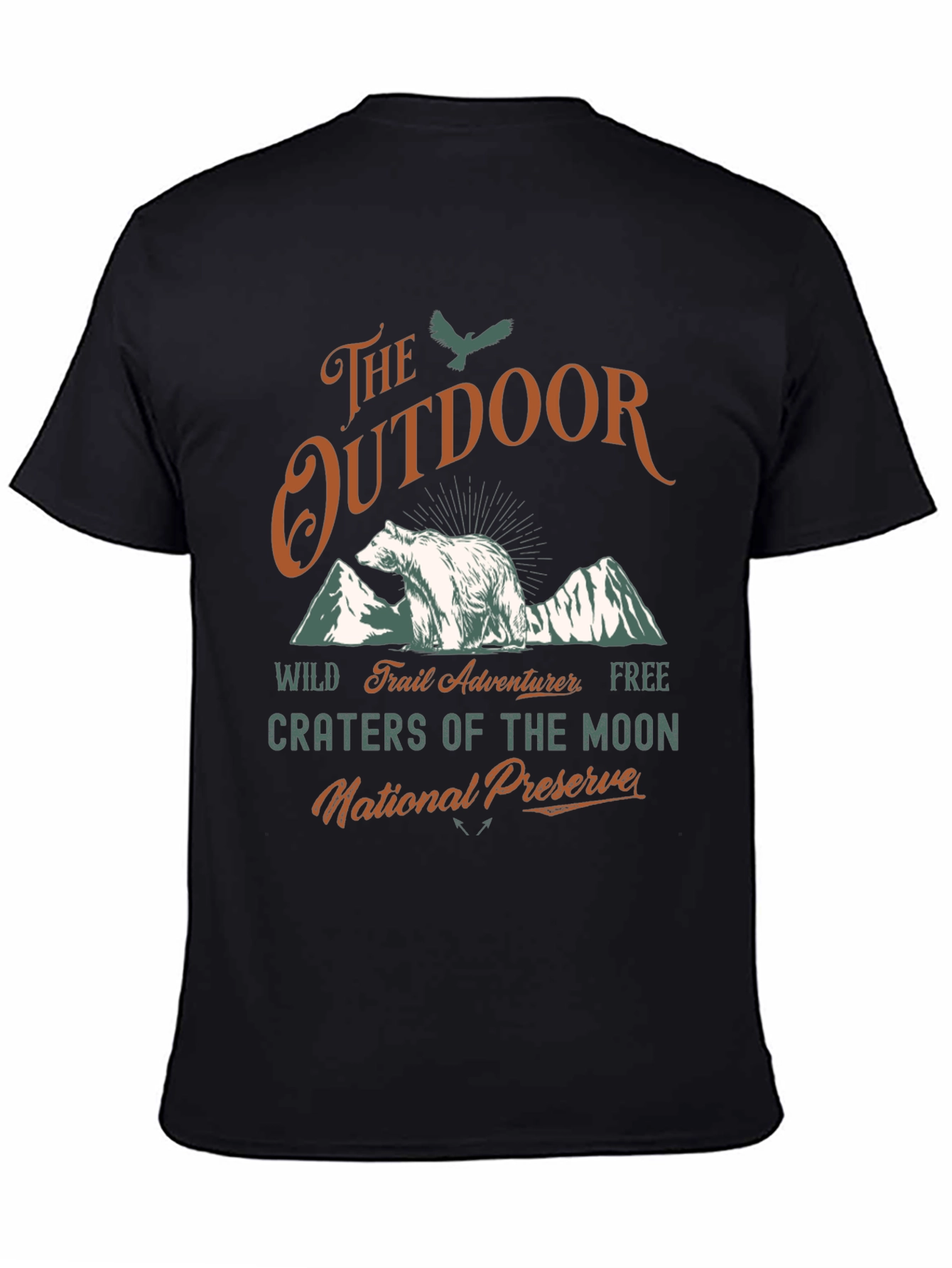Outdoor Adventure Bear Graphic T-Shirt