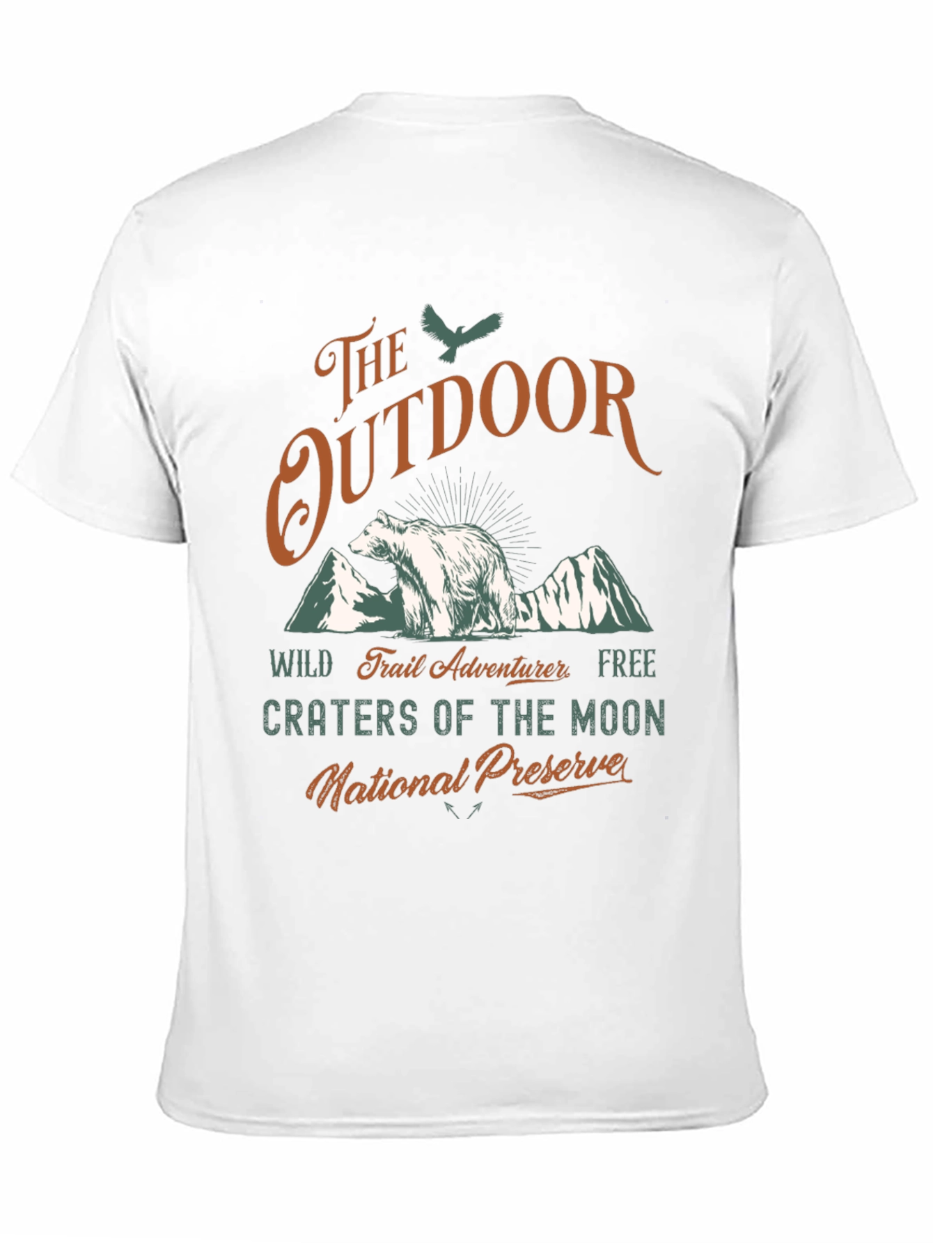 Outdoor Adventure Bear Graphic T-Shirt