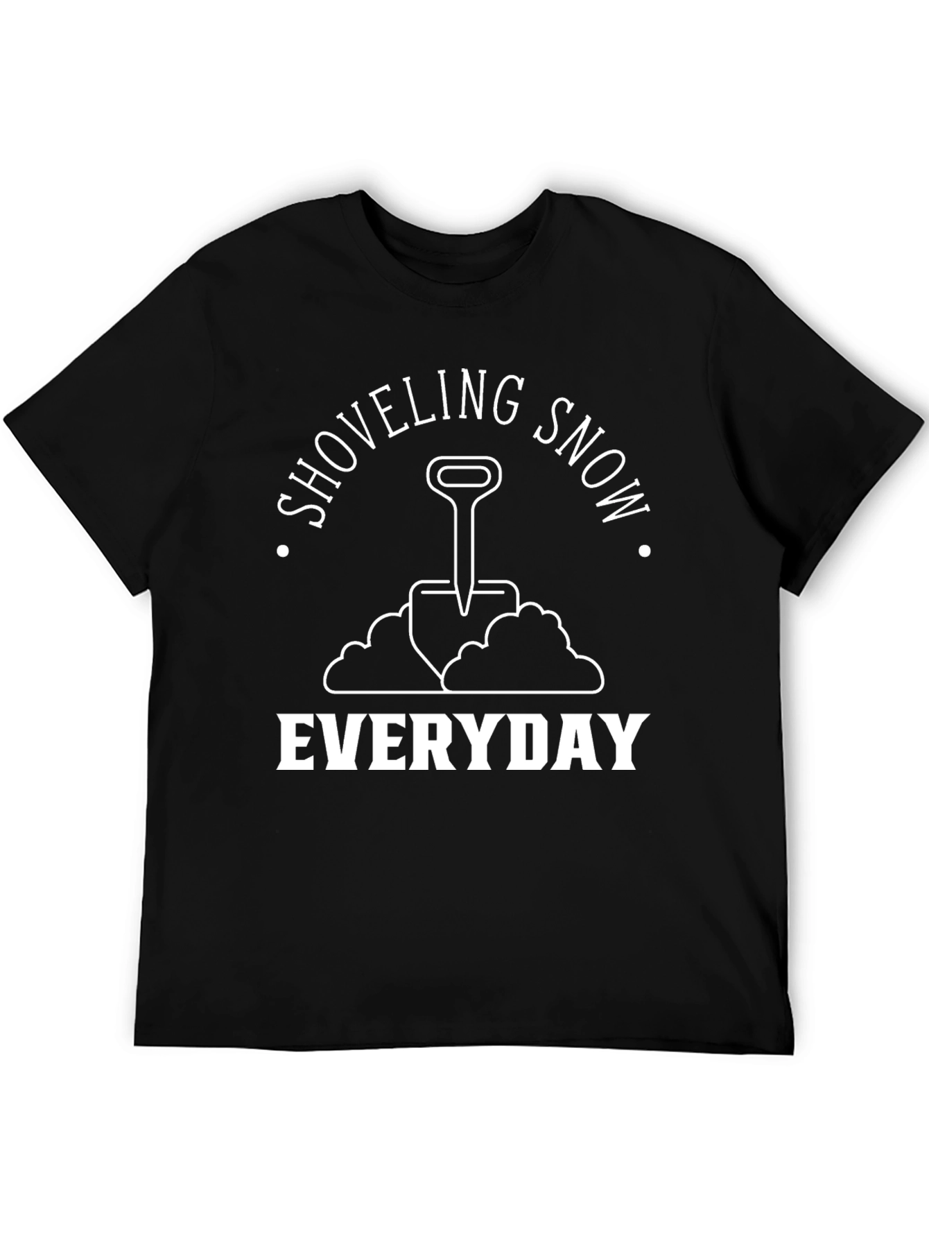 Shoveling Snow Everyday Graphic Tee