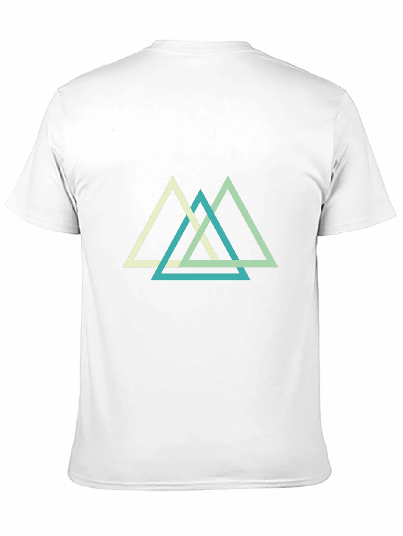 Geometric Triangle T-Shirt - Modern Minimalist Tee