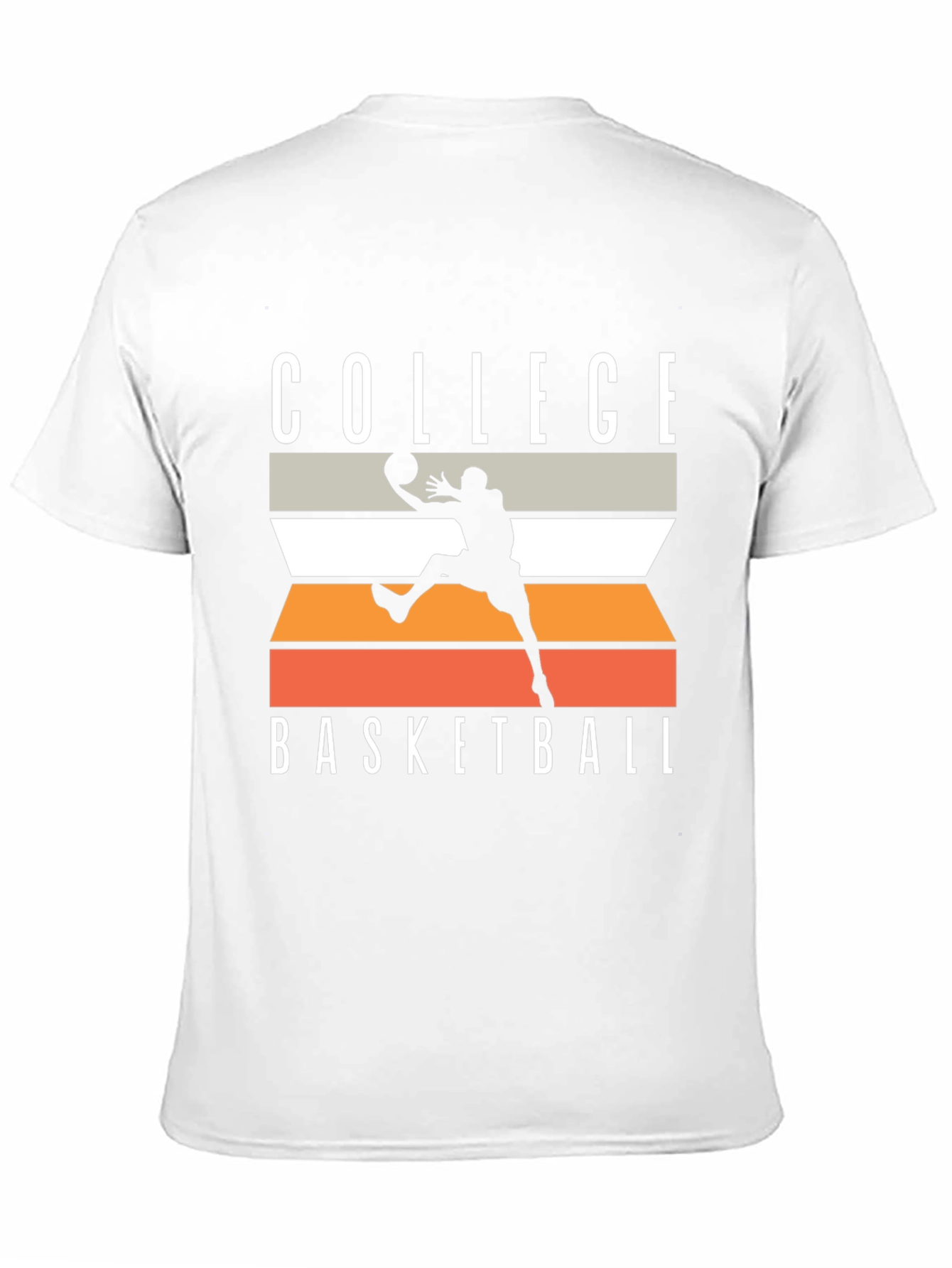College Basketball Graphic Tee - Black