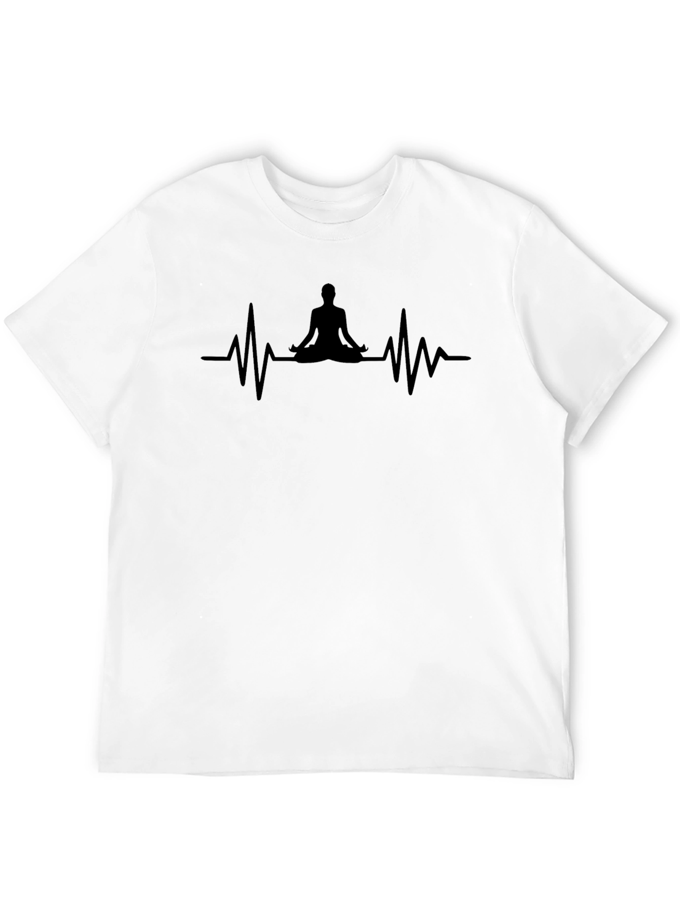 Yoga Heartbeat Tee - Zen Lifestyle Shirt