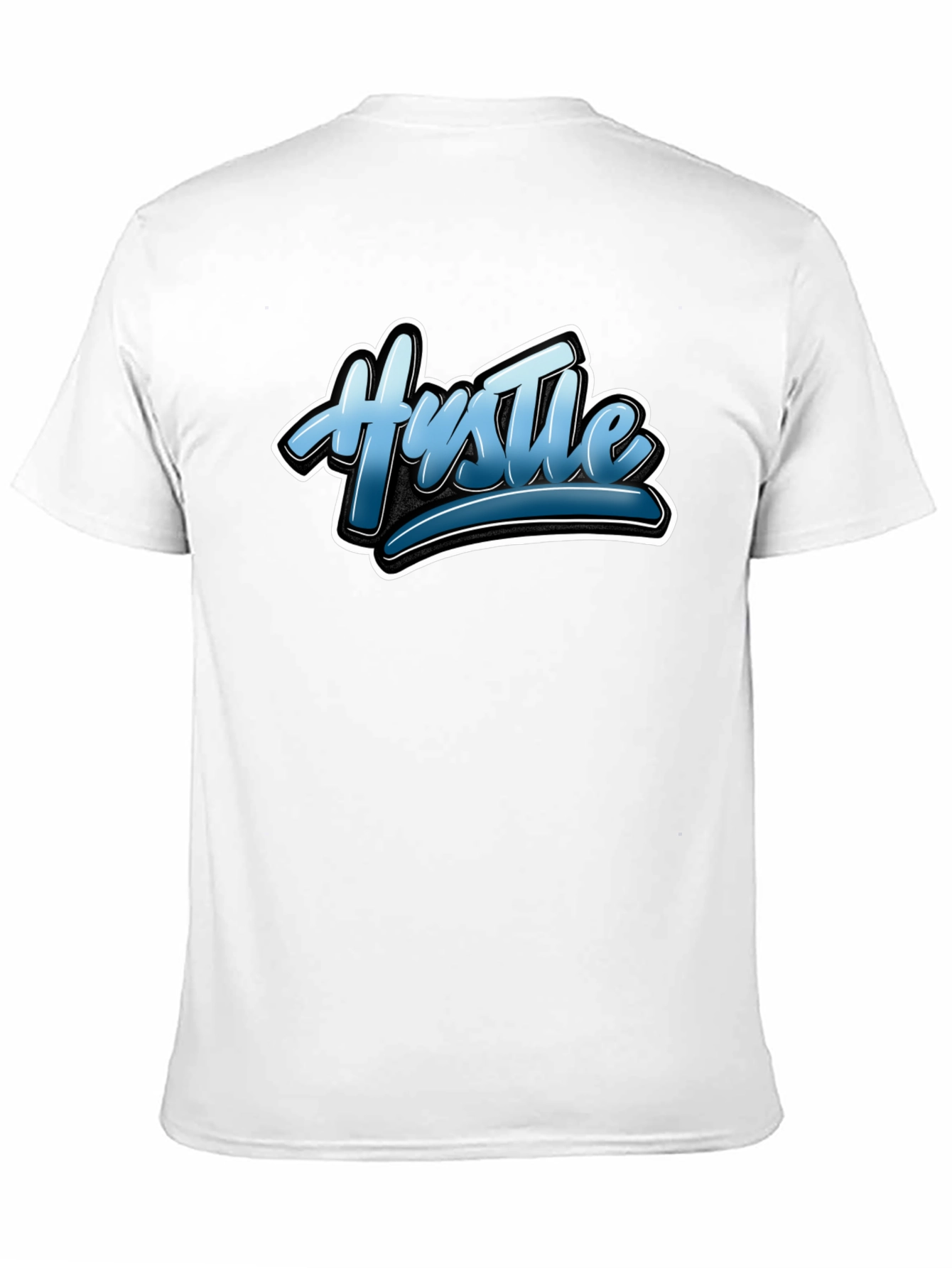 Hustle Graphic Black T-Shirt Stylish Tee