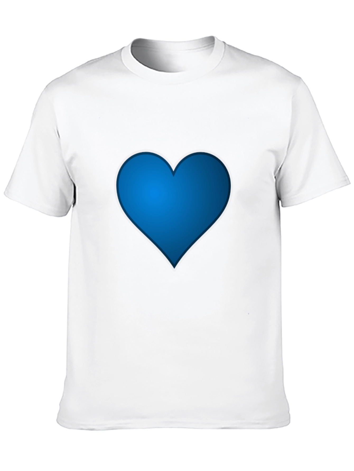 Heart Graphic Black T-Shirt - Stylish & Casual