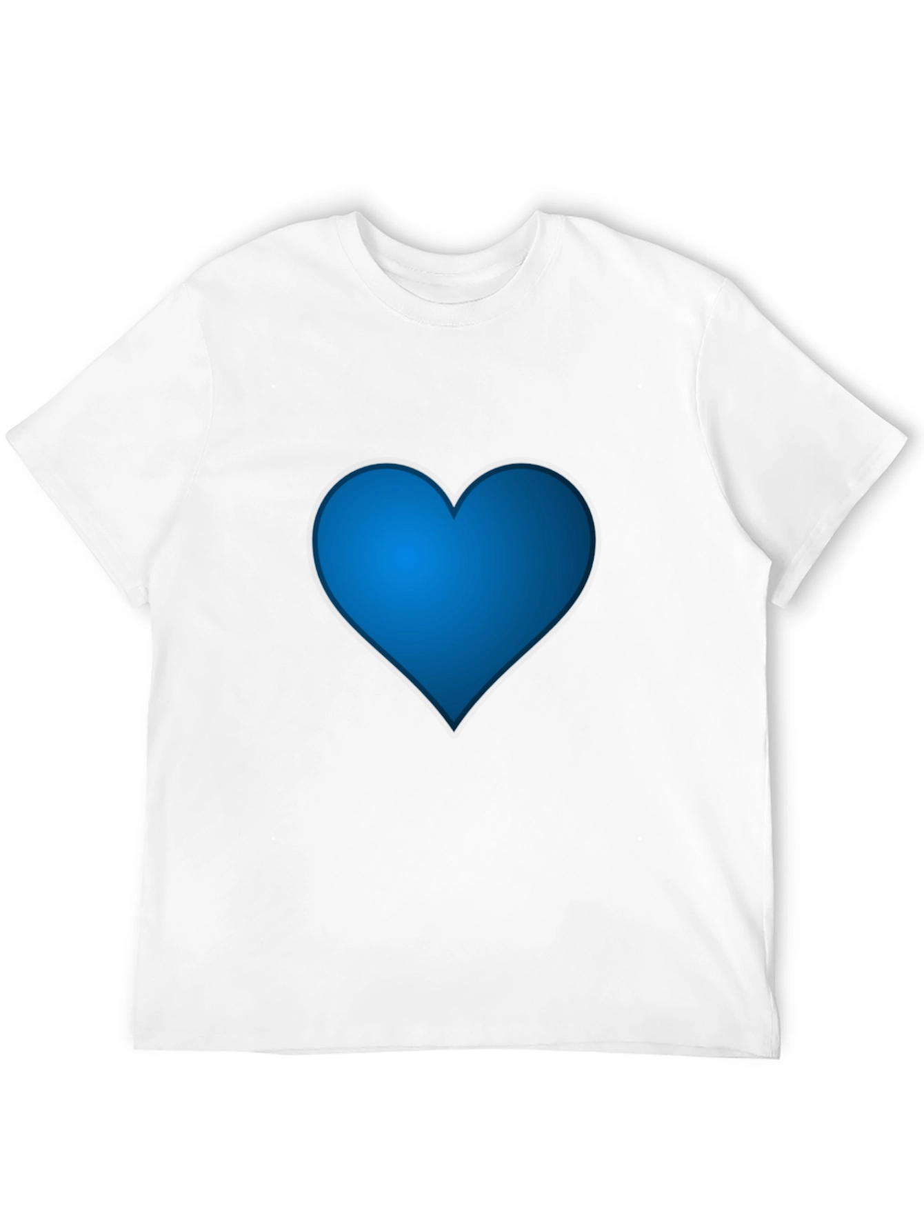 Heart Graphic Black T-Shirt - Stylish & Casual