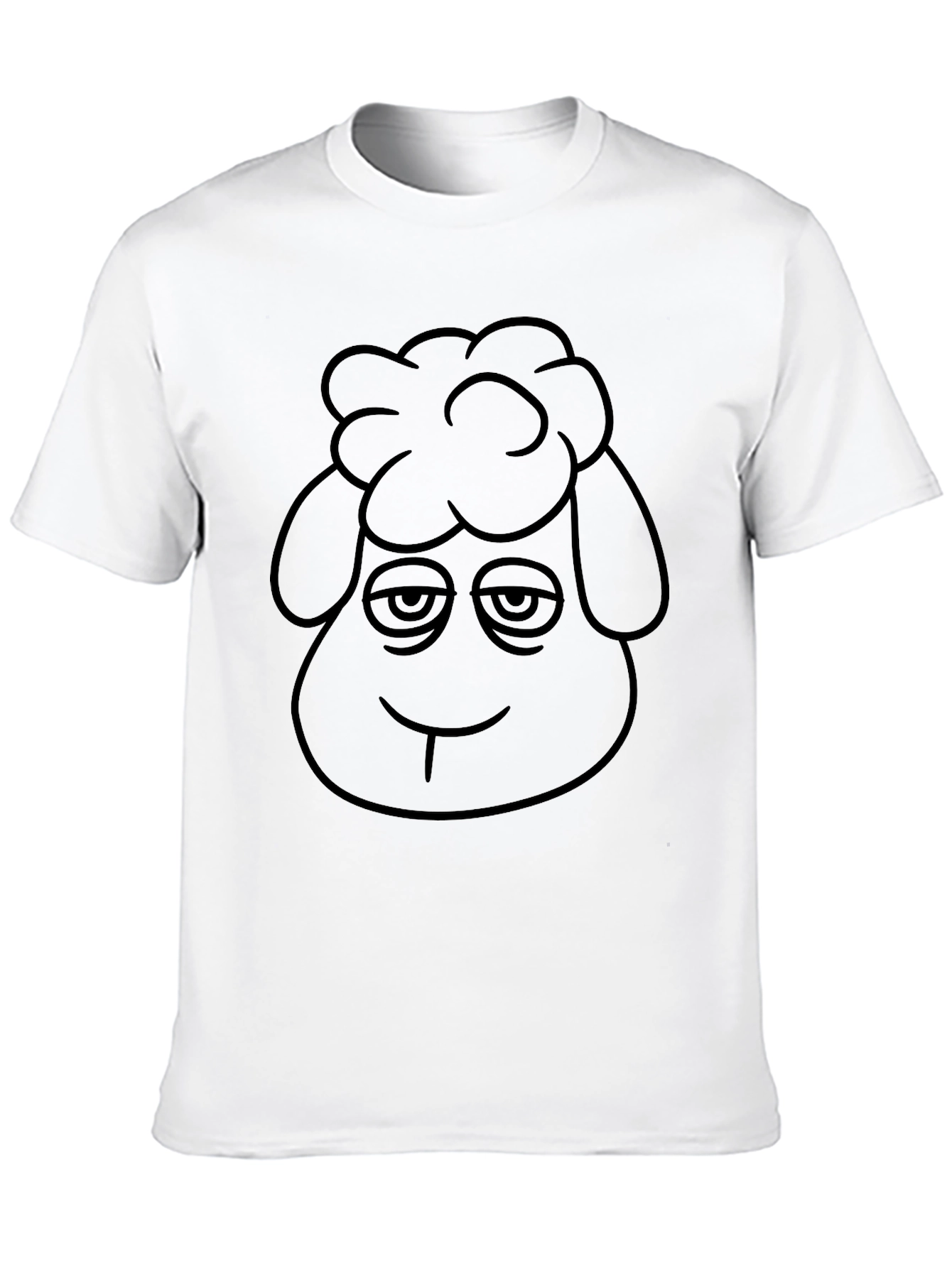 Shaun the Sheep Graphic Tee - Black Cotton T-Shirt