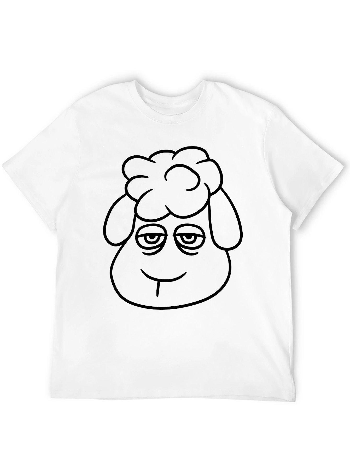 Shaun the Sheep Graphic Tee - Black Cotton T-Shirt