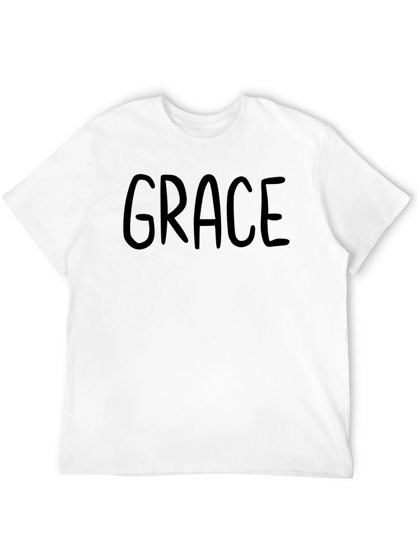 Graceful Black Graphic Tee