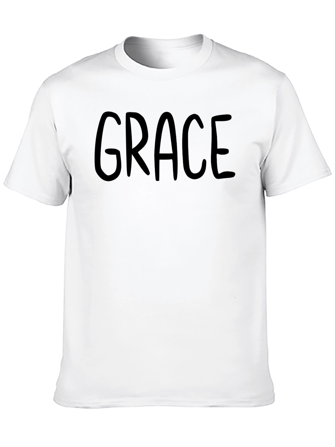 Graceful Black Graphic Tee