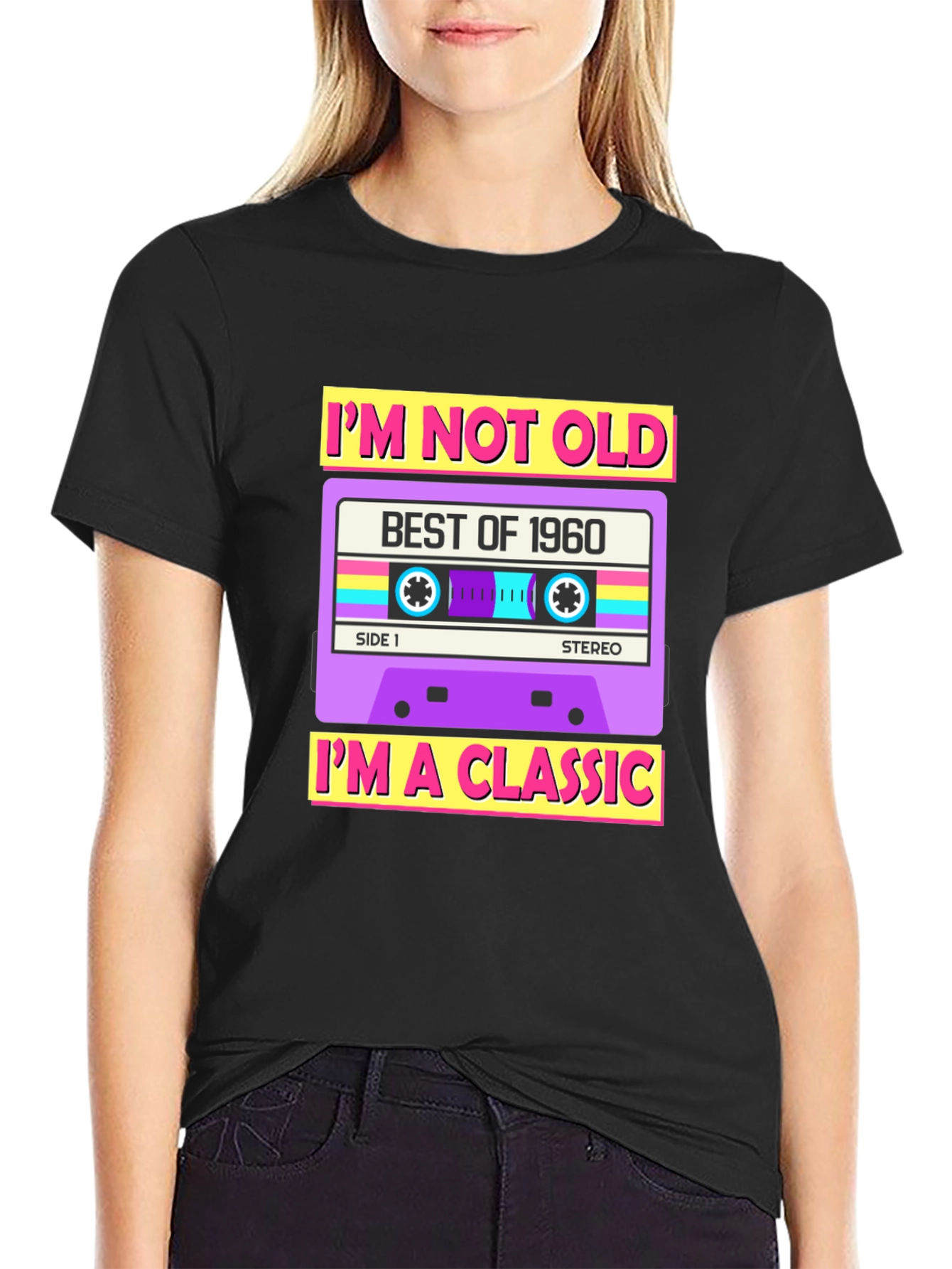 Retro Cassette Im Not Old Graphic Tee