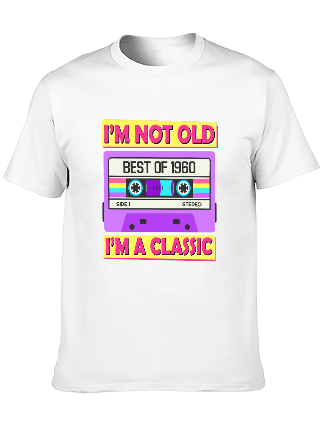 Retro Cassette Im Not Old Graphic Tee