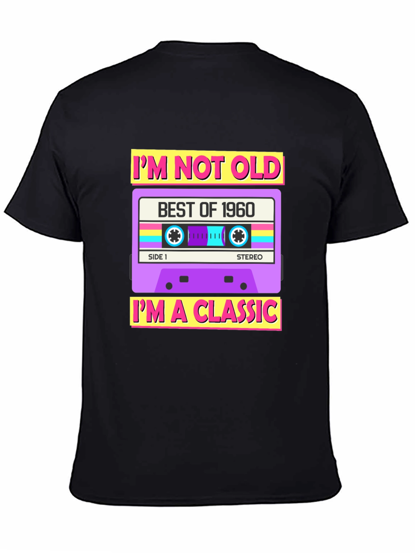 Retro Cassette Im Not Old Graphic Tee