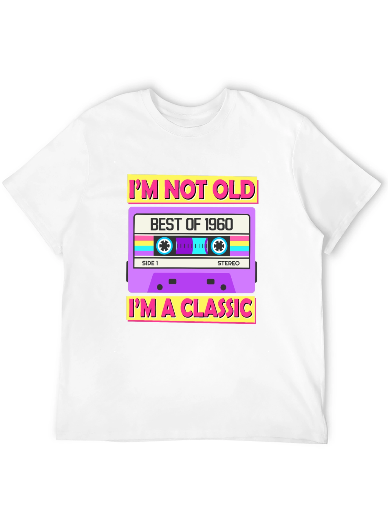 Retro Cassette Im Not Old Graphic Tee