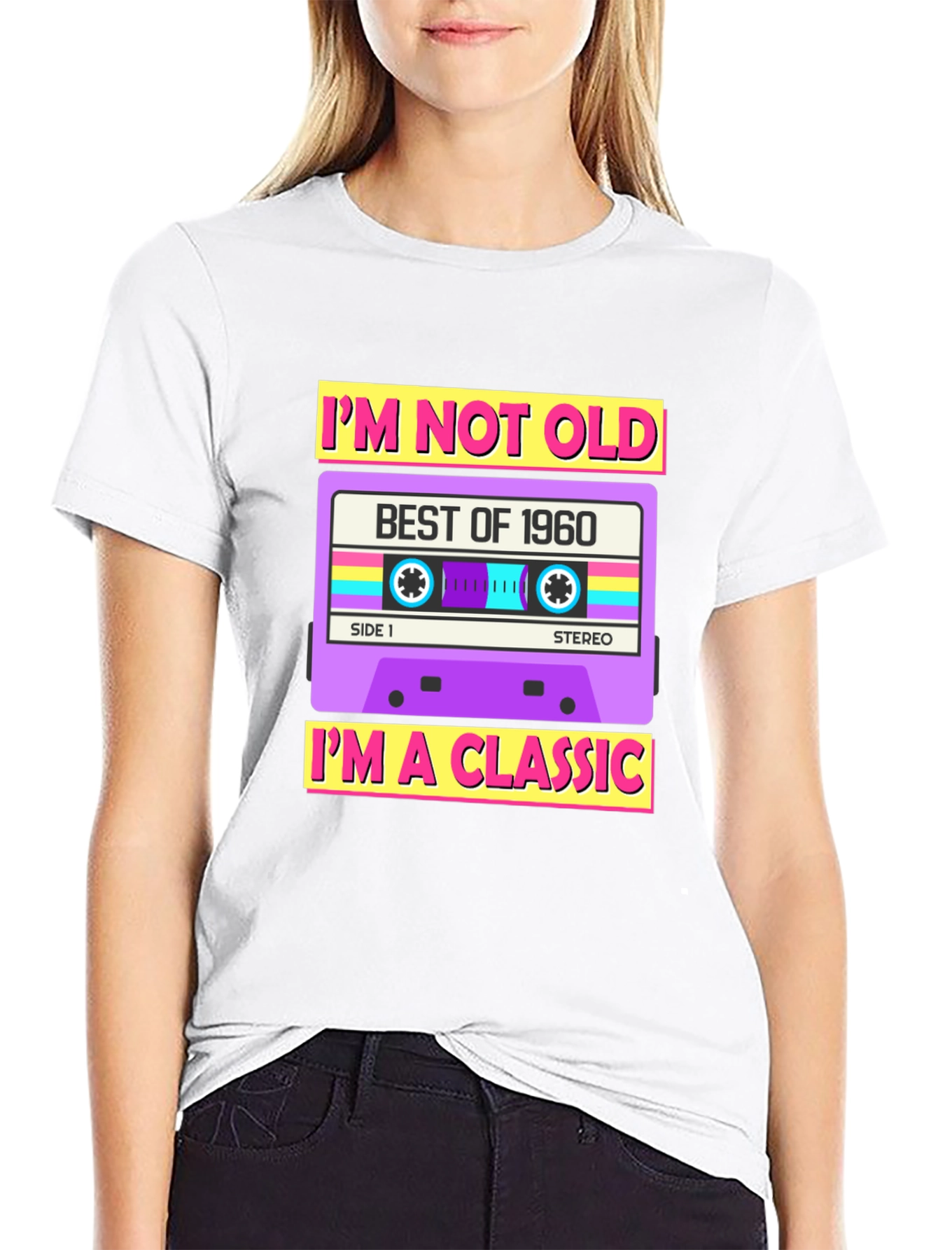 Retro Cassette Im Not Old Graphic Tee
