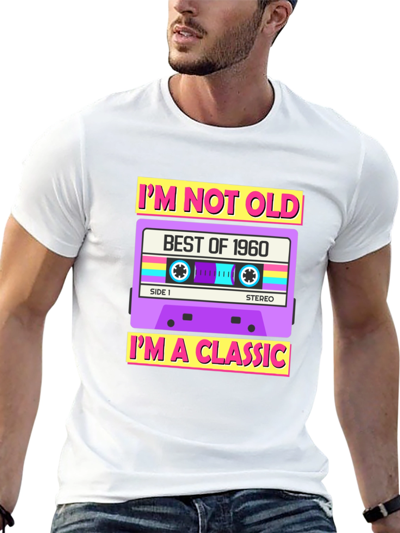 Retro Cassette Im Not Old Graphic Tee