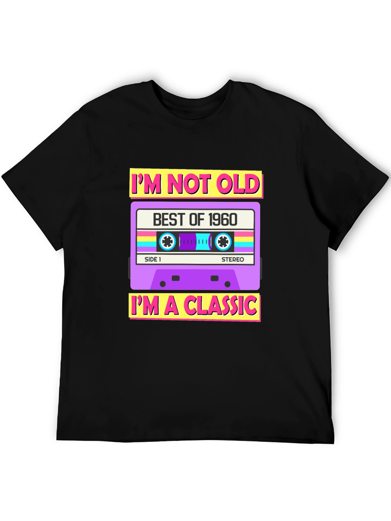 Retro Cassette Im Not Old Graphic Tee