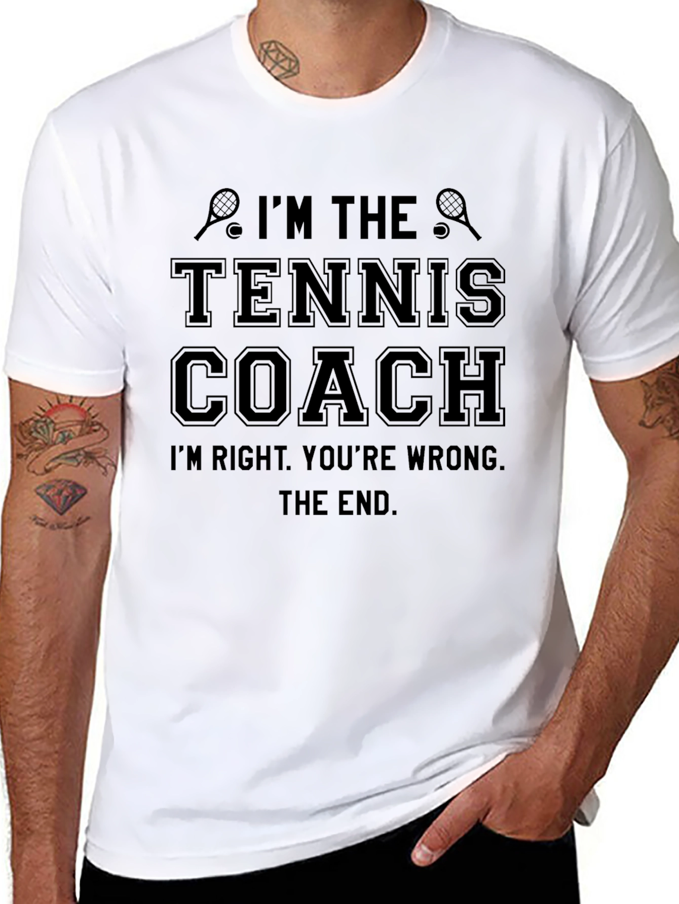 Im The Tennis Coach T-Shirt Funny Tennis Gift