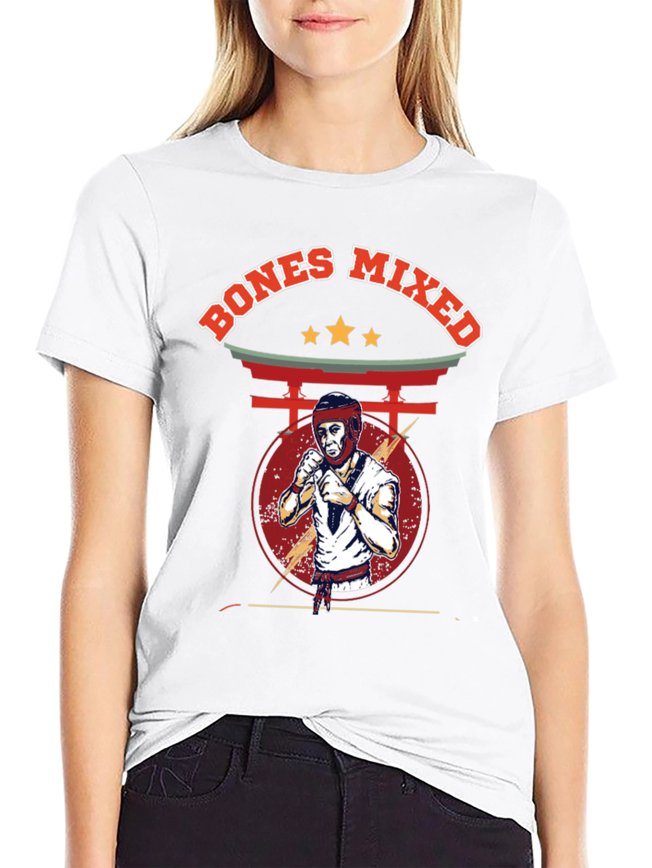 Bones Mixed Martial Arts Graphic Tee
