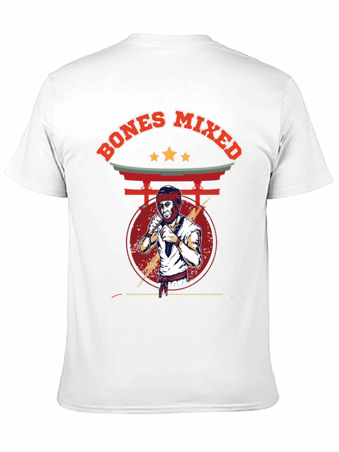 Bones Mixed Martial Arts Graphic Tee