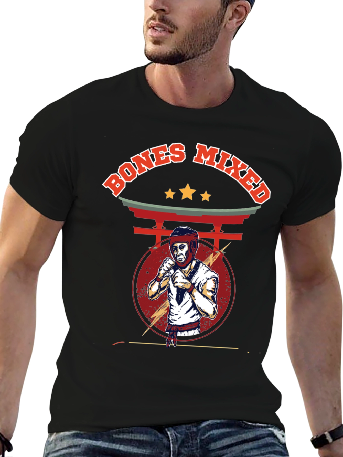Bones Mixed Martial Arts Graphic Tee