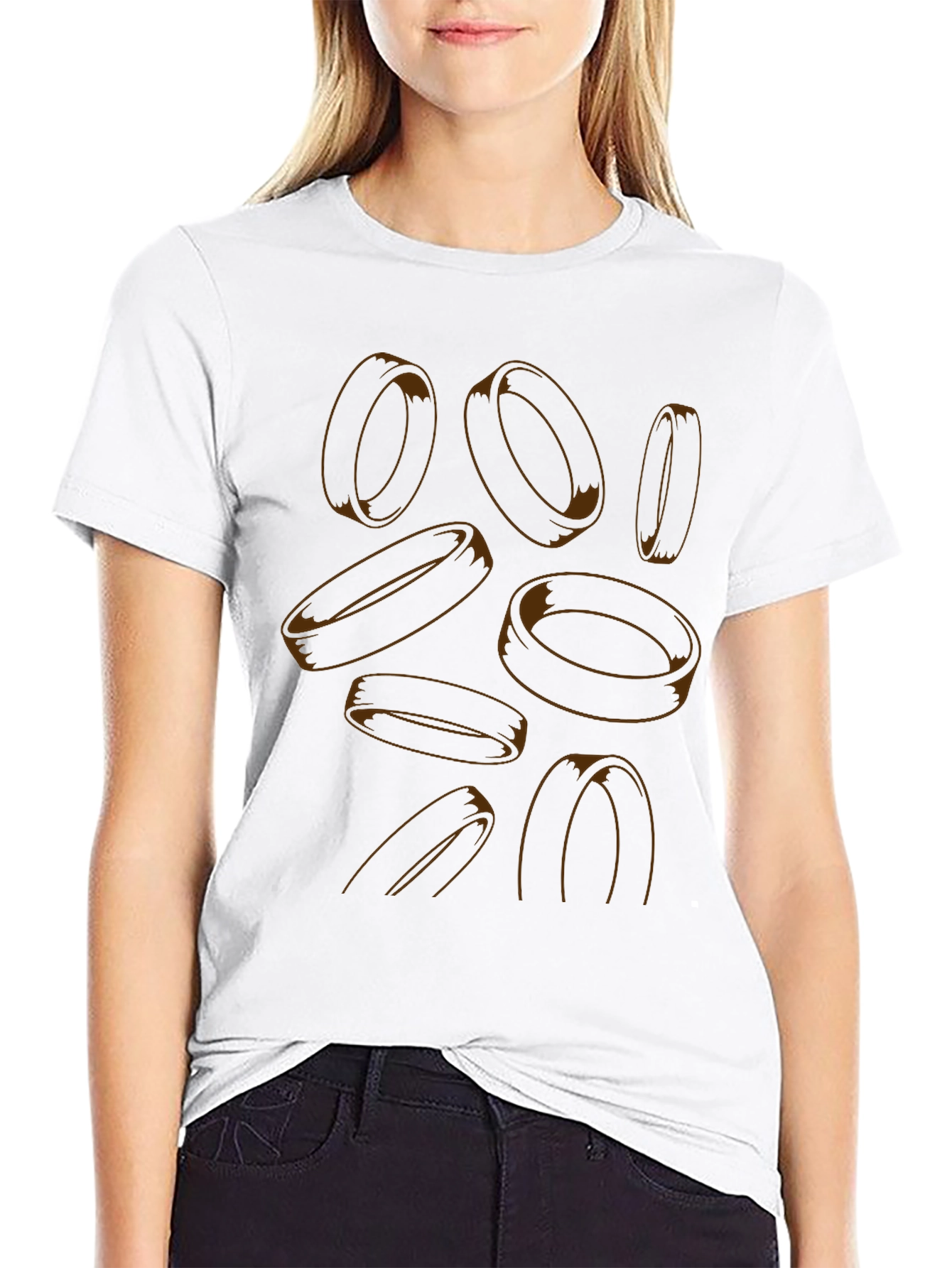 Rings Graphic Tee - Unique Design