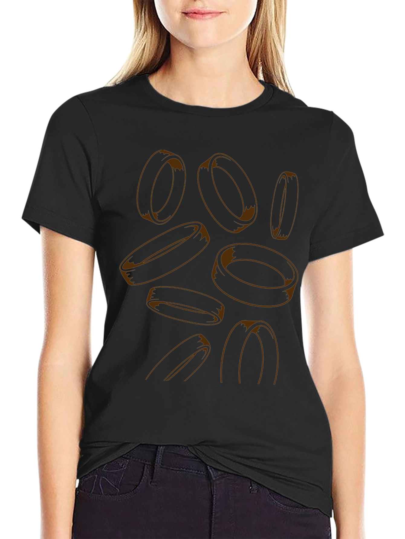 Rings Graphic Tee - Unique Design