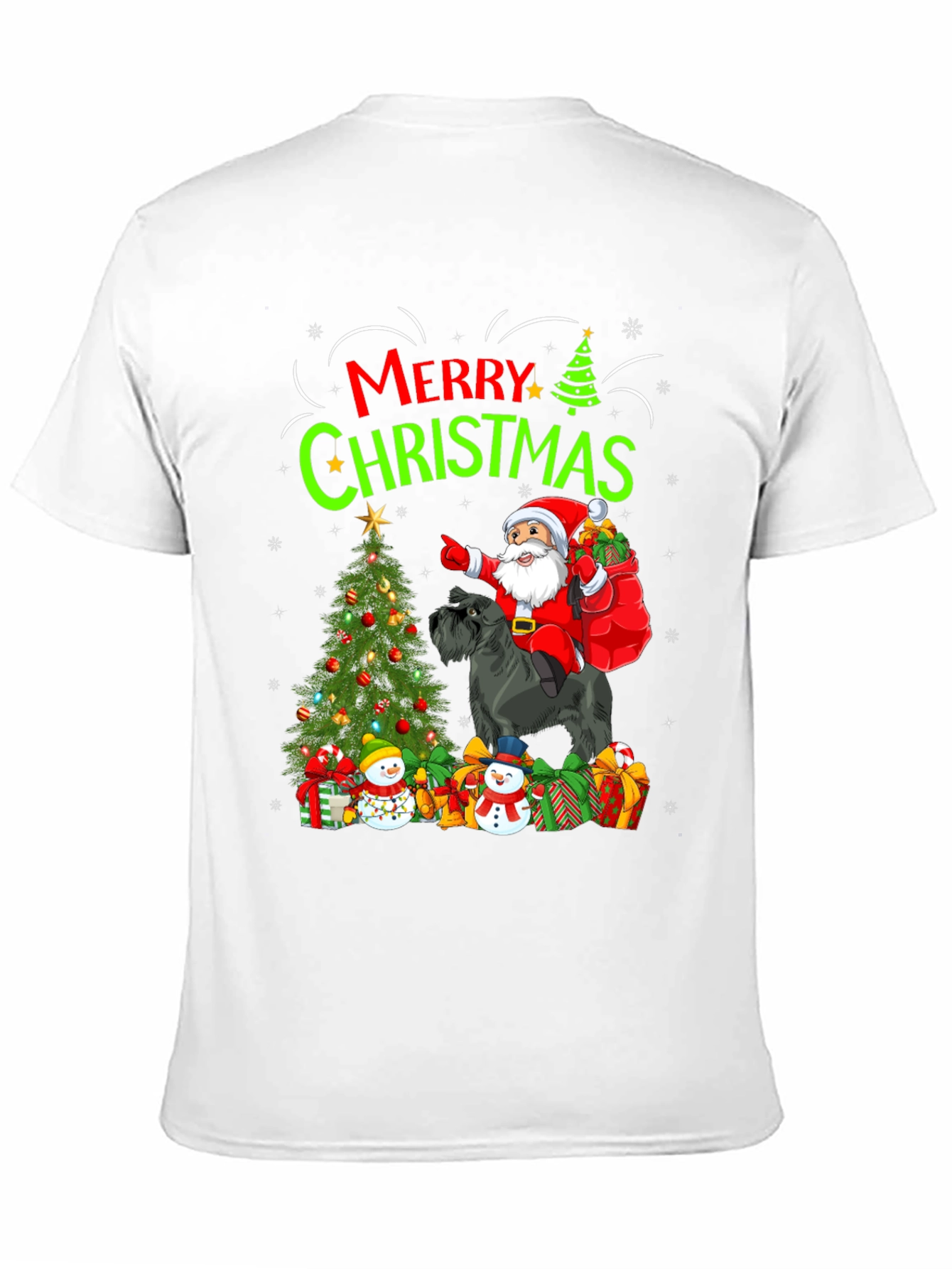 Merry Christmas Dog Santa T-Shirt