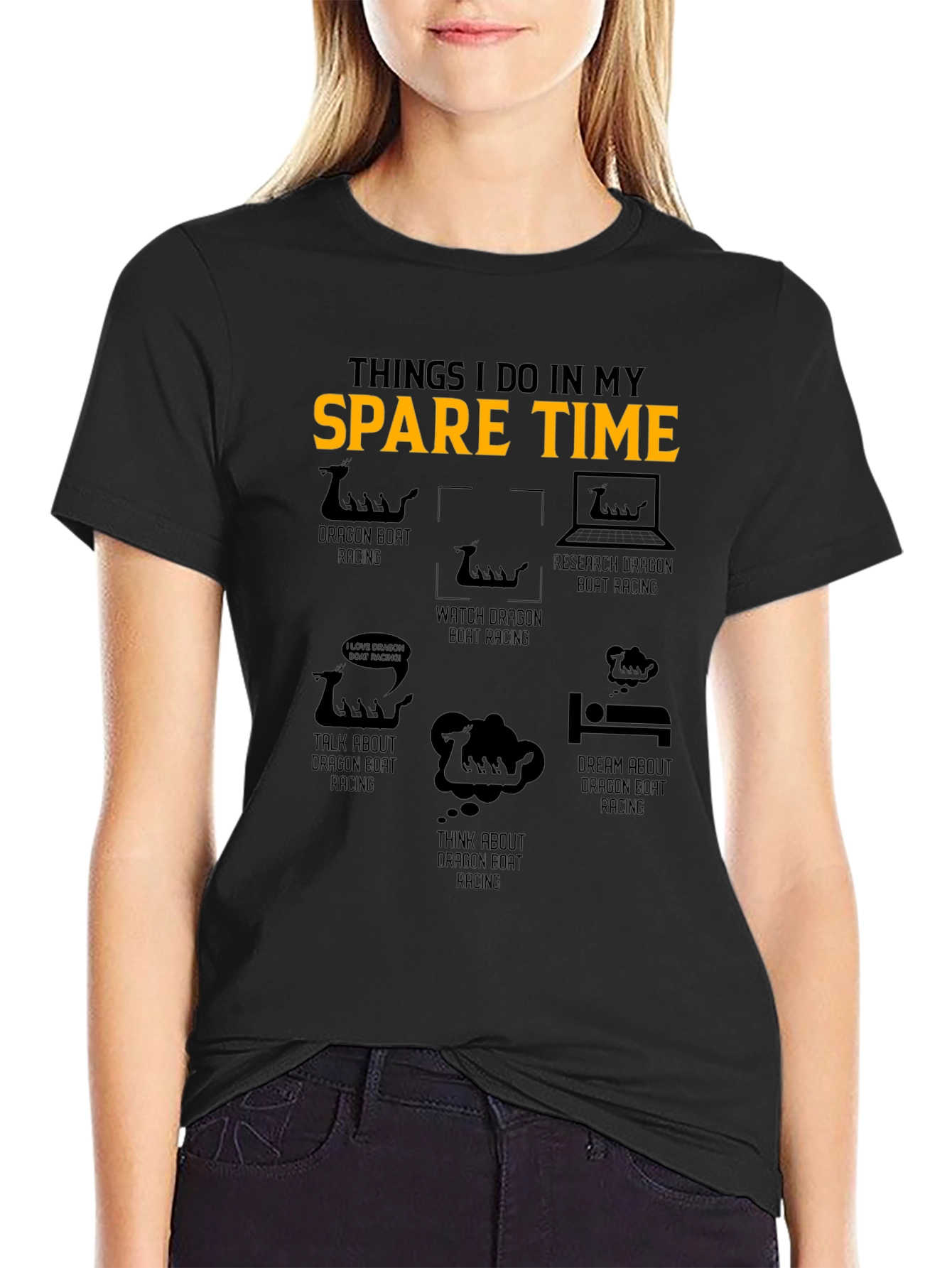 Dragon Boat Racing Spare Time T-Shirt