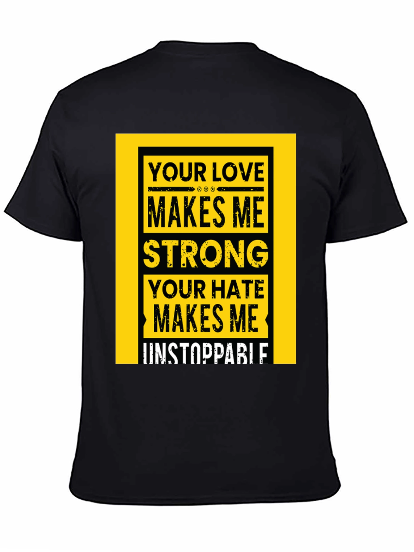 Unstoppable Graphic Tee - Mens Black T-Shirt