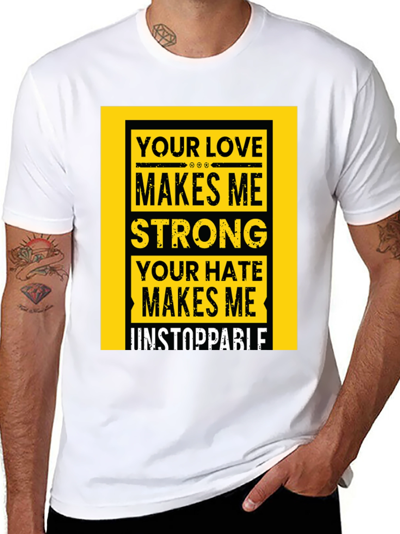 Unstoppable Graphic Tee - Mens Black T-Shirt
