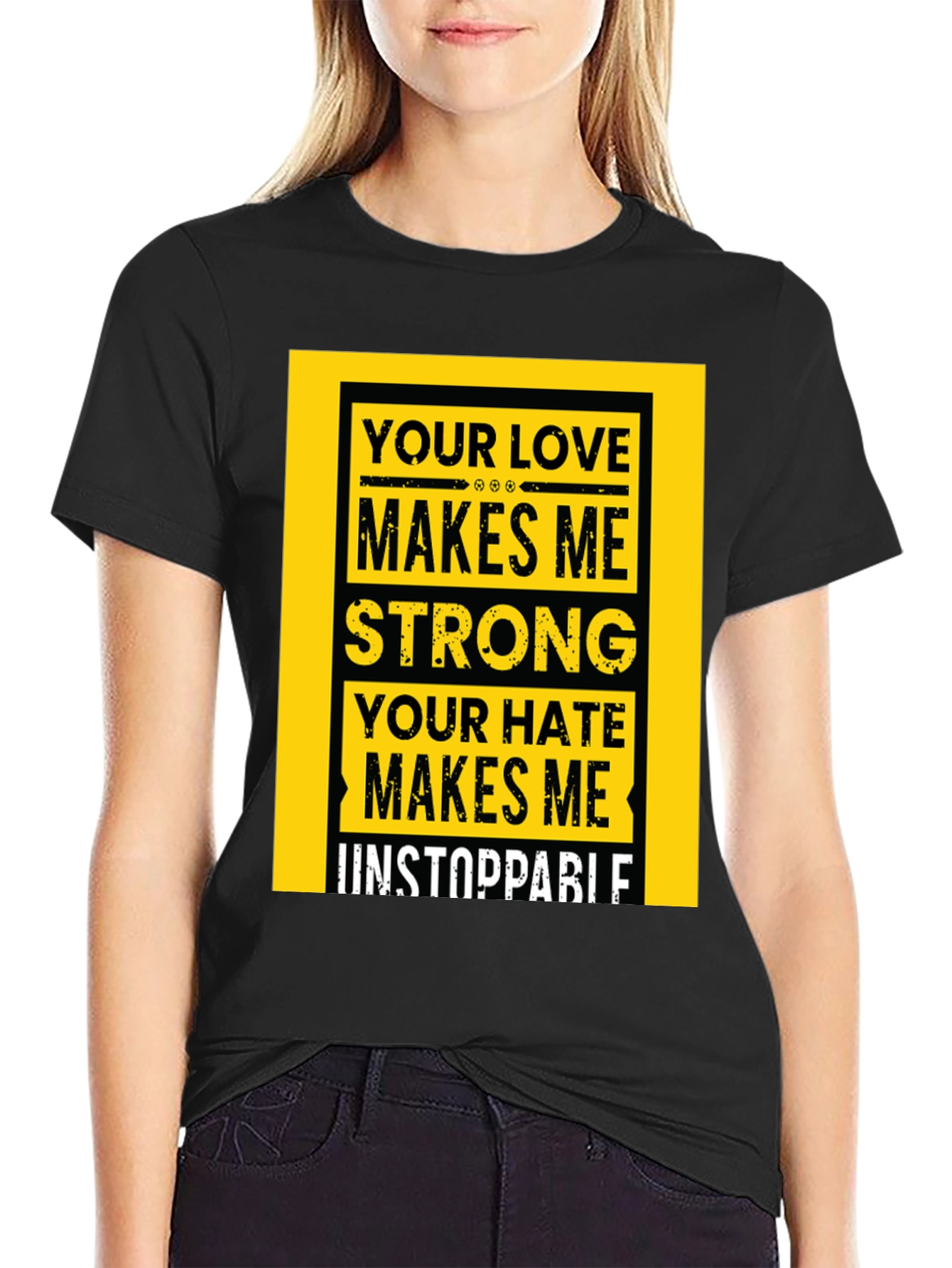 Unstoppable Graphic Tee - Mens Black T-Shirt