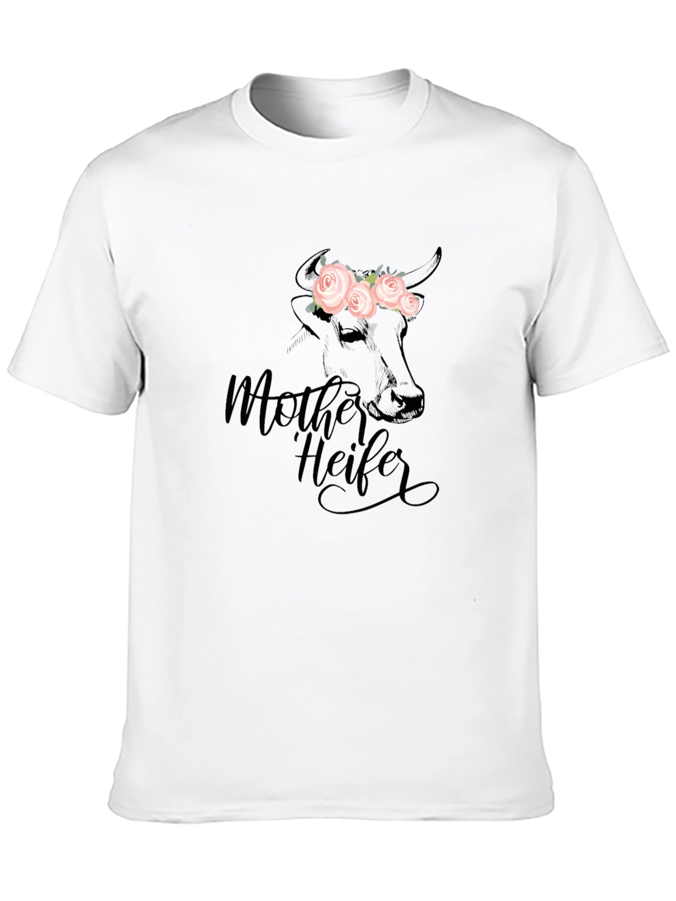 Mother Heifer Graphic Tee - Black