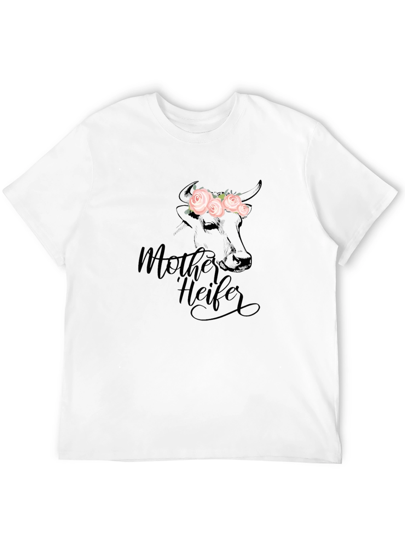Mother Heifer Graphic Tee - Black
