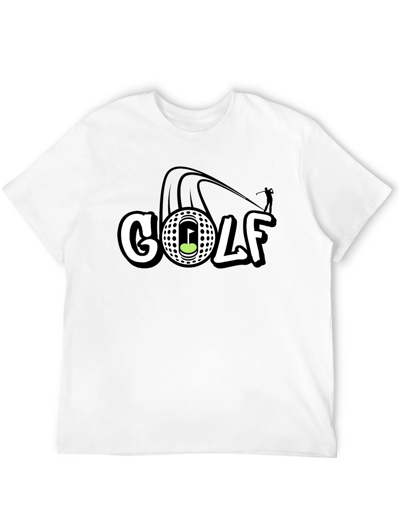 Golf Graphic T-Shirt - Stylish Casual Tee
